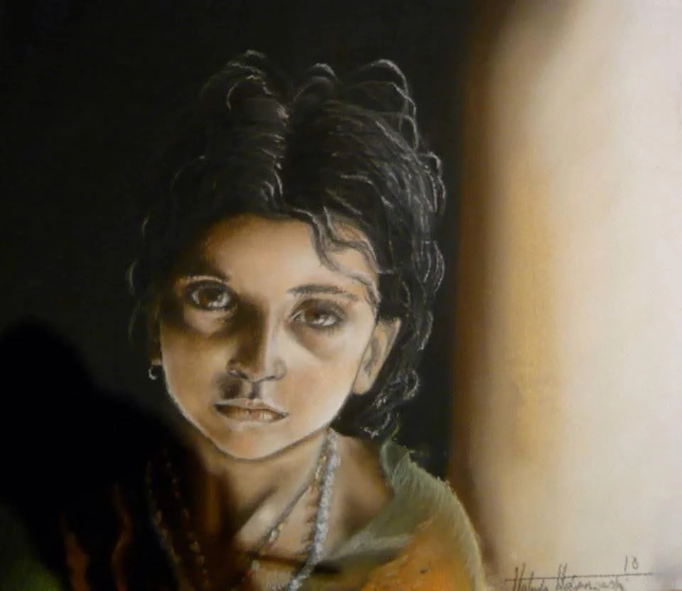 Girl By Door
