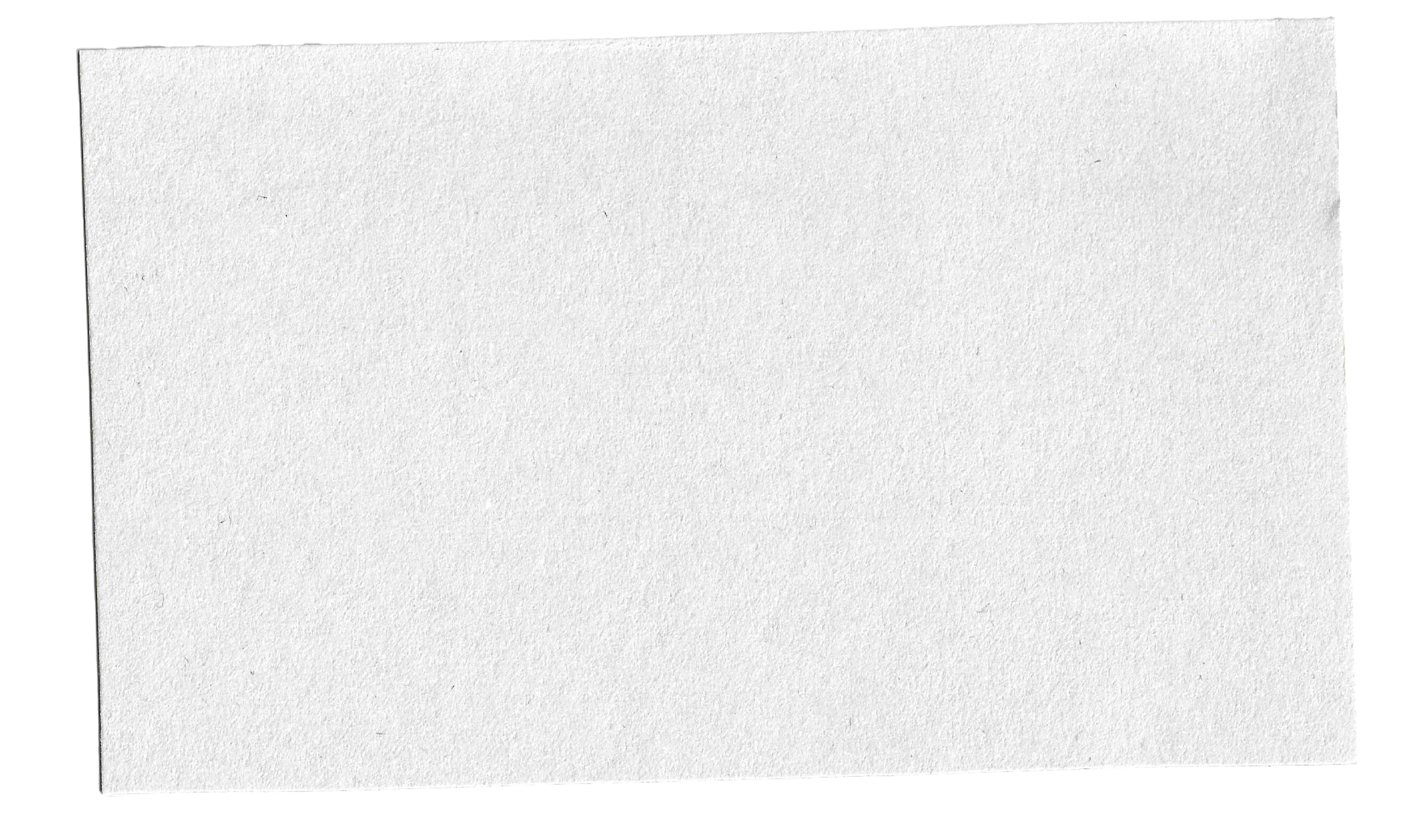 Ein leeres, weißes Stück Papier auf einem schwarzen Hintergrund.