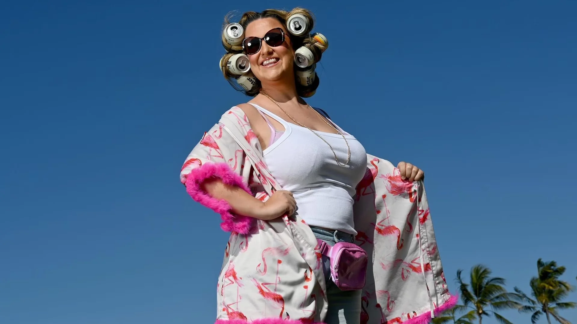 NQ Entertainment founder Katya in costume for a themed murder mystery event in Townsville.