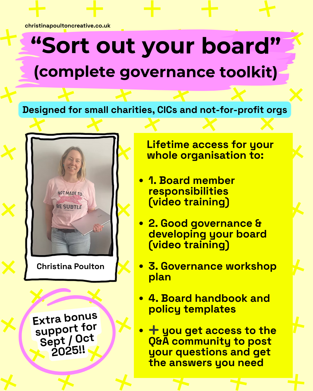 "Sort out your board" - the complete governance toolkit (Copy)