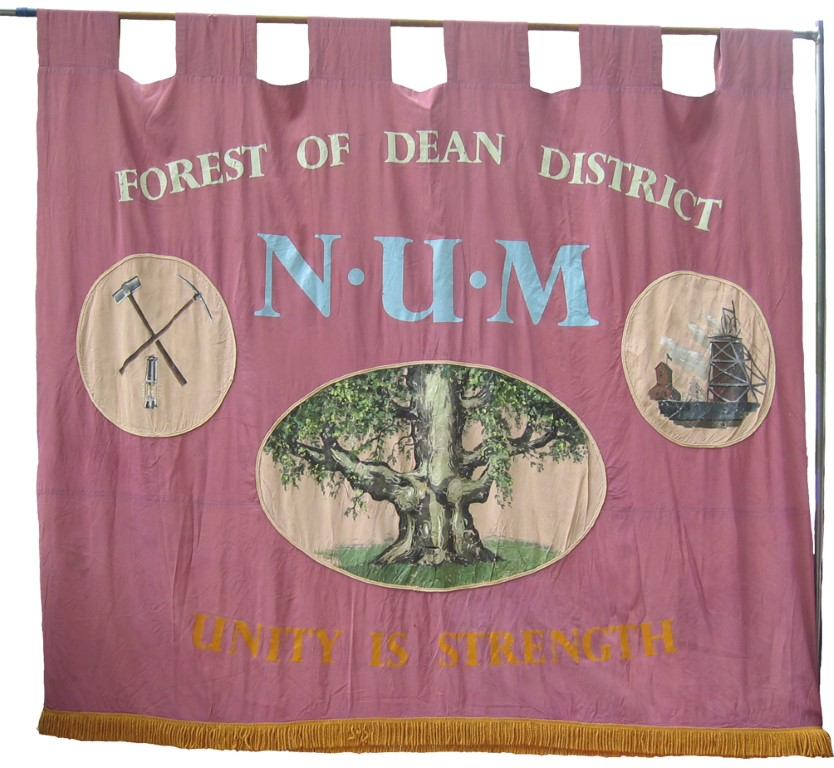 Photo: Forest of Dean District National Union of Miners banner  © Tolpuddle Martyrs