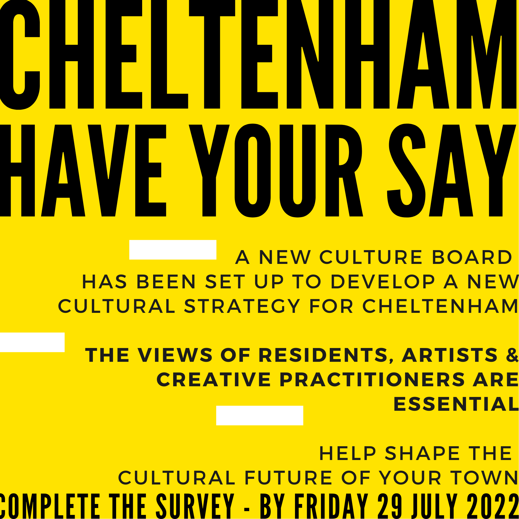 Culture in Cheltenham: Have your Say!