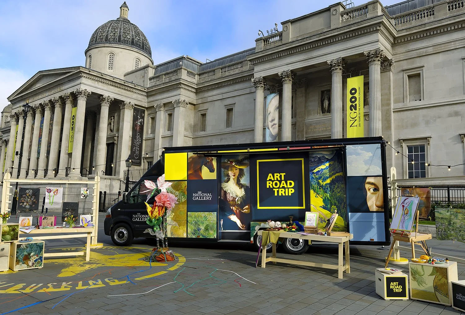 The Art Road Trip van is on its way!