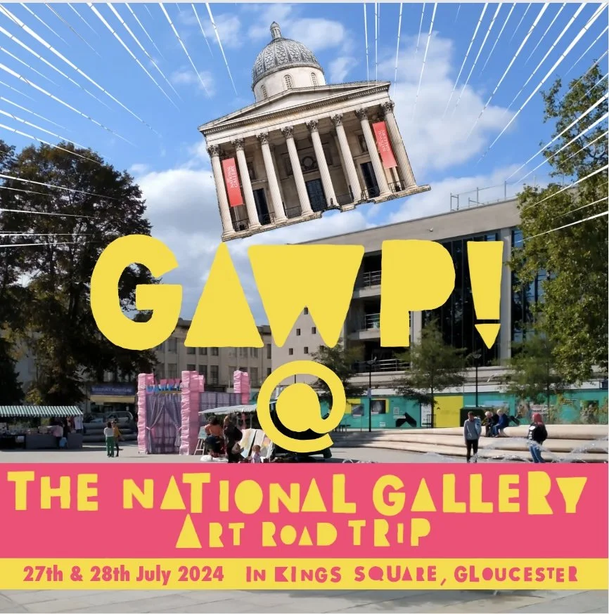 The National Gallery Art Road Trip van is on the way!