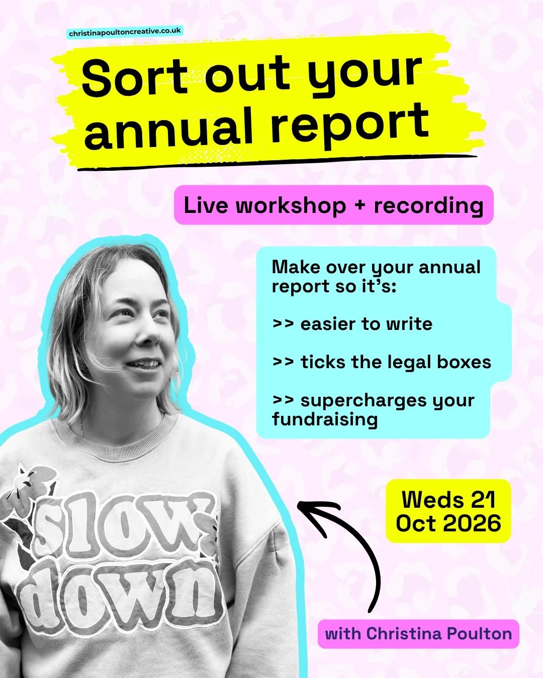 Sort Out Your Annual Report with Christina Poulton