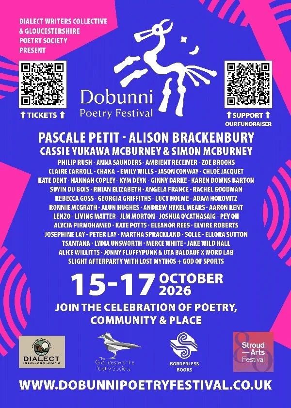 Dobunni Poetry Festival, Stroud, 15th-17th October