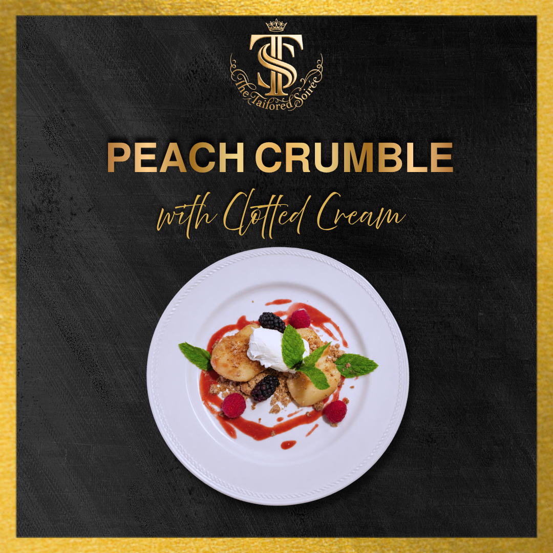 Poached Summer Pear Crumble