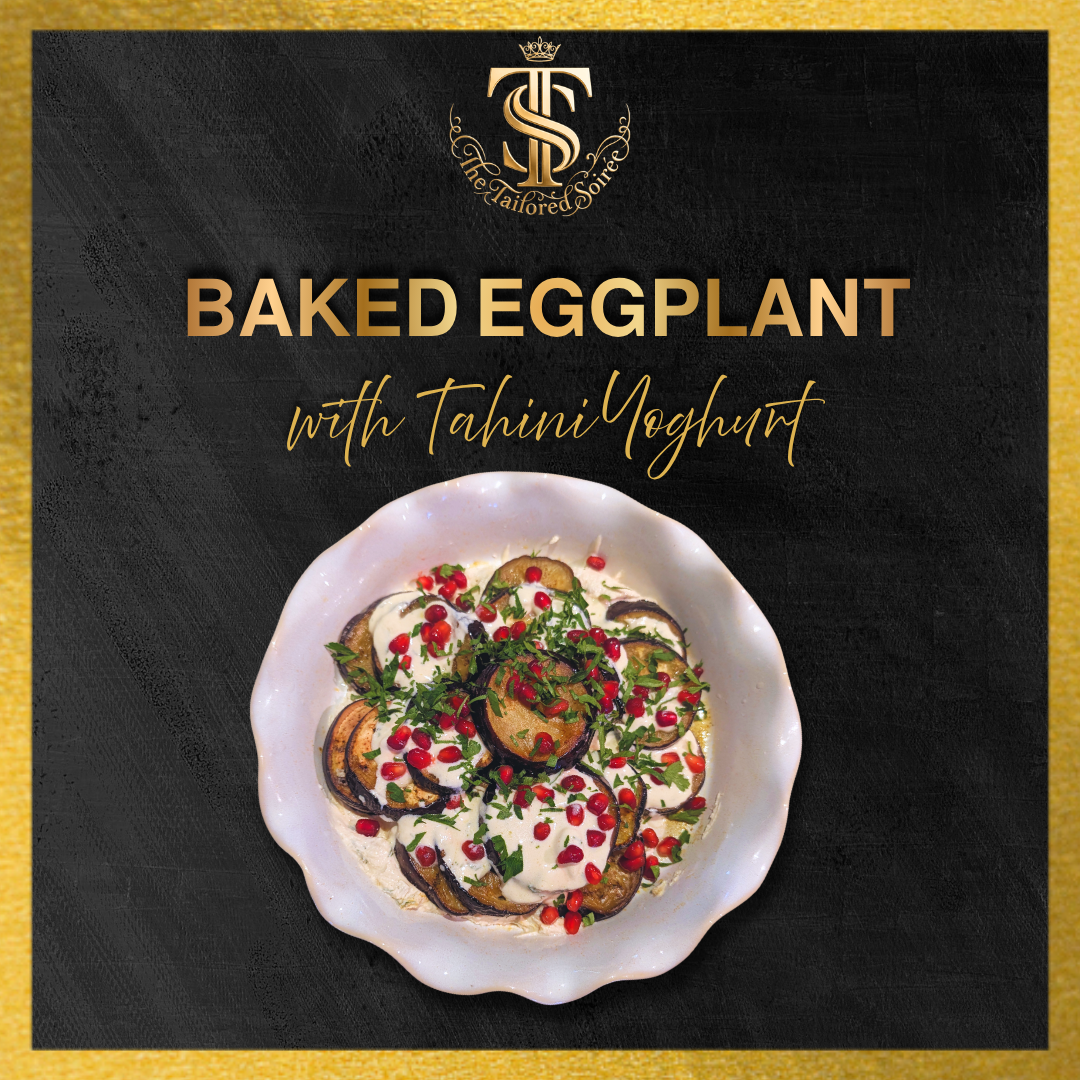 Baked Eggplant with Tahini Yoghurt