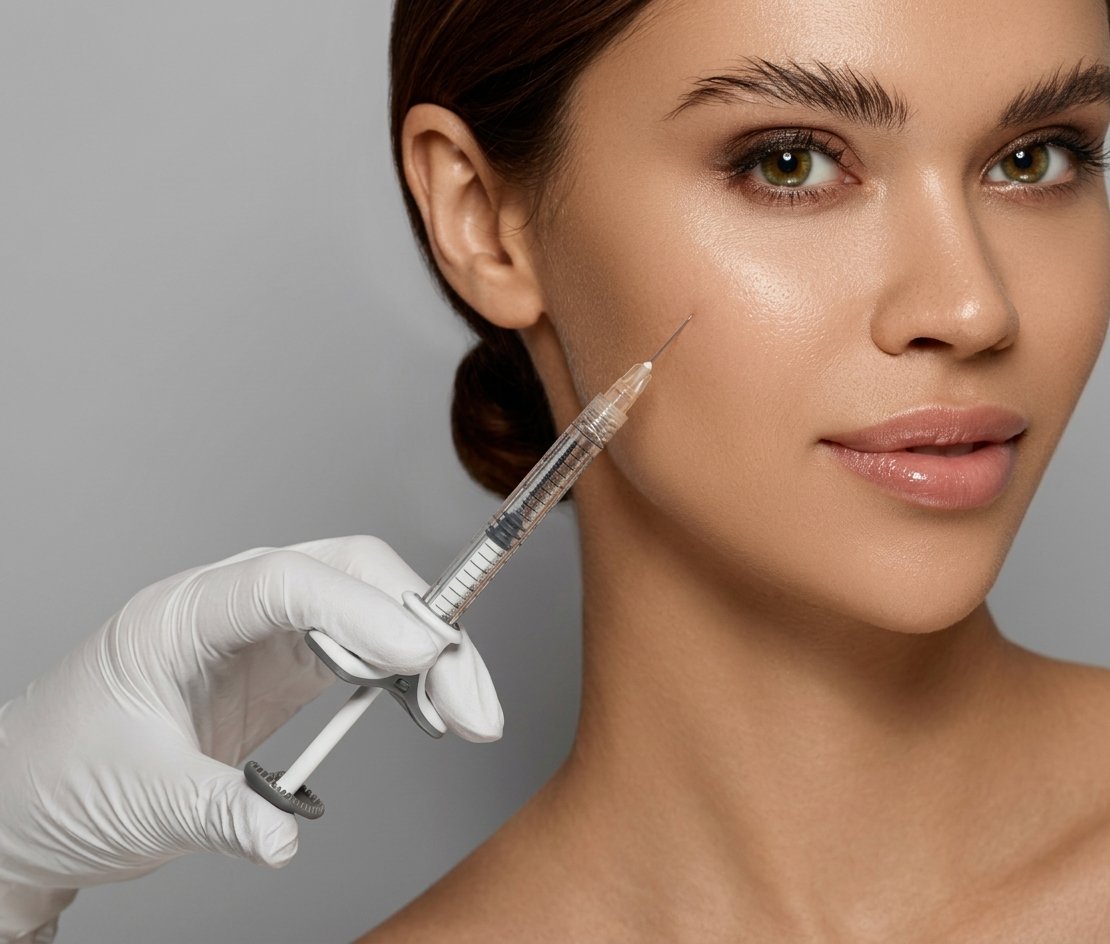 Cheek Filler treatment (illustrative)
