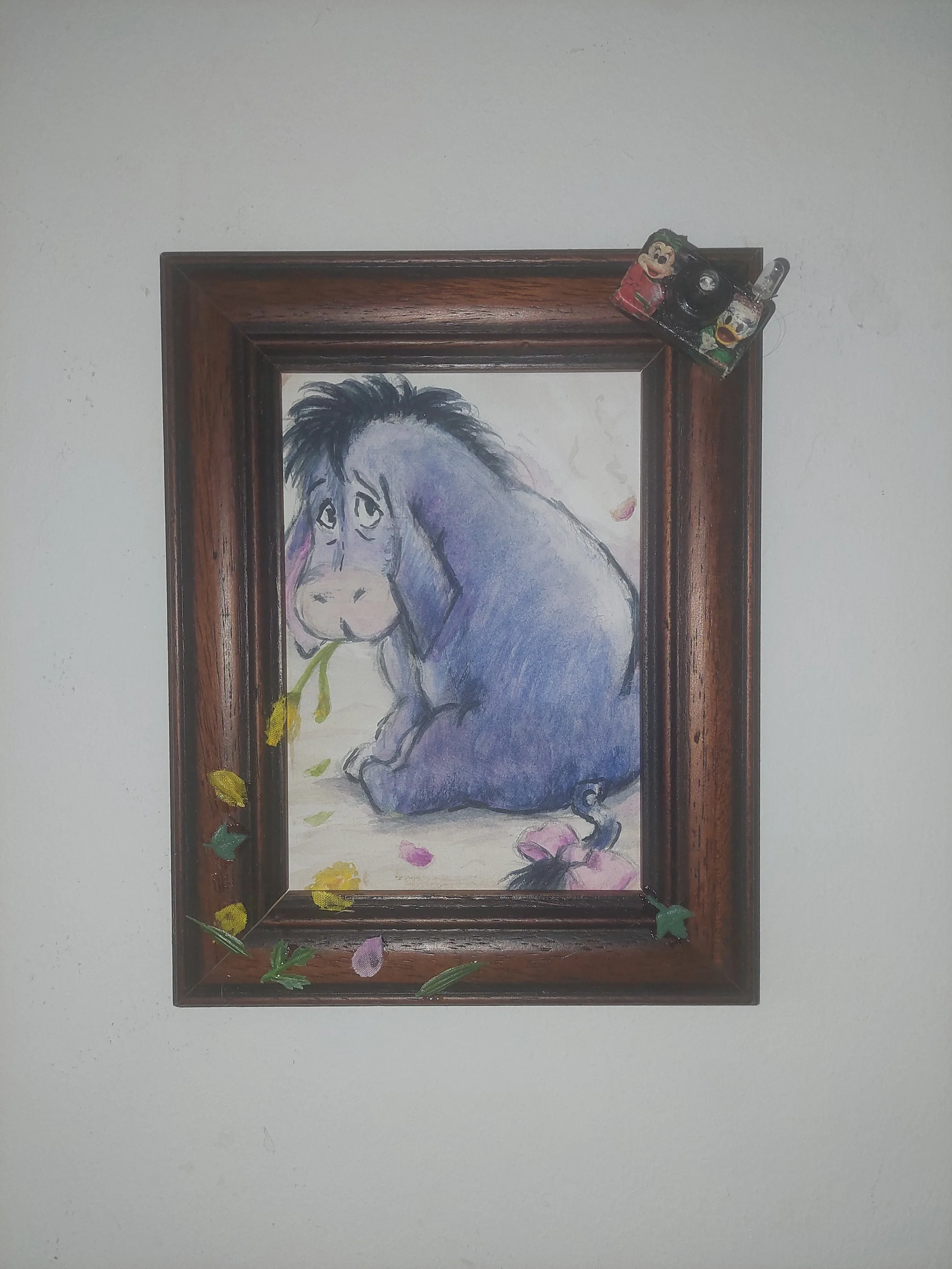 "Le résigné" Tableau n°4 Collection "Hors Cadre" Illustration aquarelle de Bourriquet dans Disney.