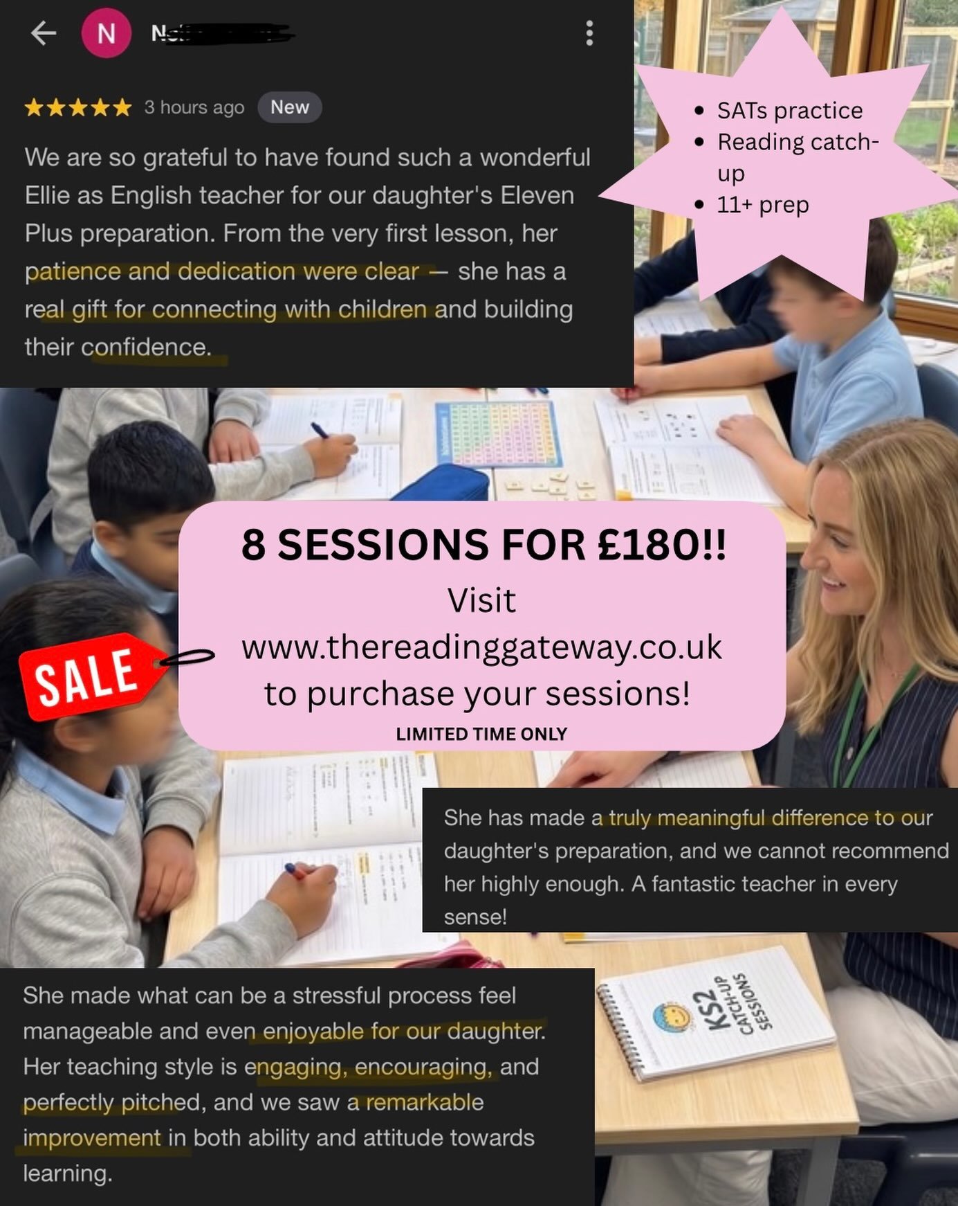 🛍️ LIMITED TIME ONLY 🛍️

We are pleased to launch our Back to School Offer - our biggest FLASH SALE yet! 

For newcomers only 🧡

Join our group sessions for only &pound;180 a month.

💰Click the link in bio to buy 

Wondering if this is the right 