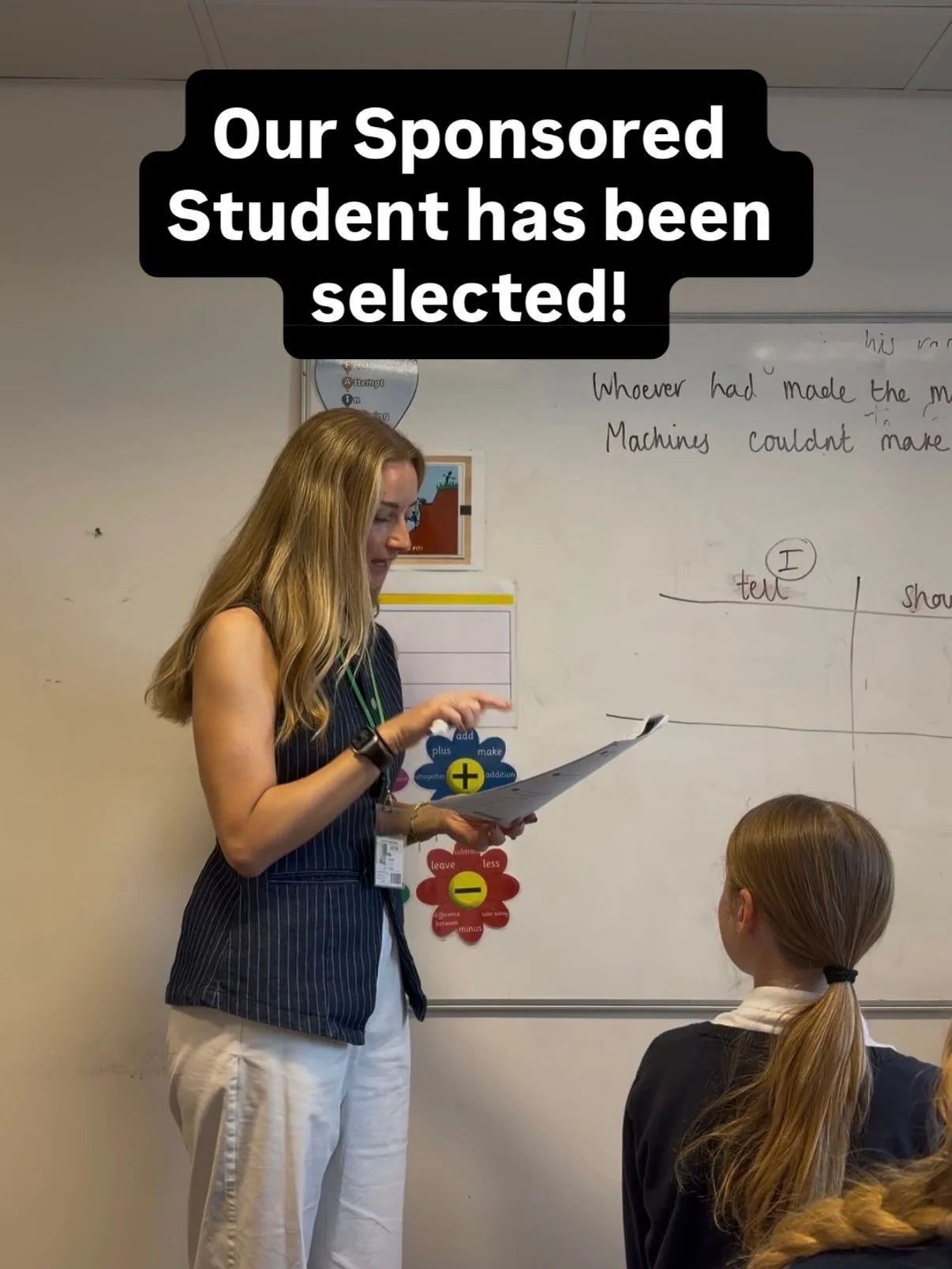 🌟 OUR SPONSORED STUDENT HAS BEEN SELECTED! 🌟

Earlier this year, I was incredibly fortunate to have funding available to offer one child a fully sponsored place on a tuition programme at The Reading Gateway.

Our sponsored student has now been sele