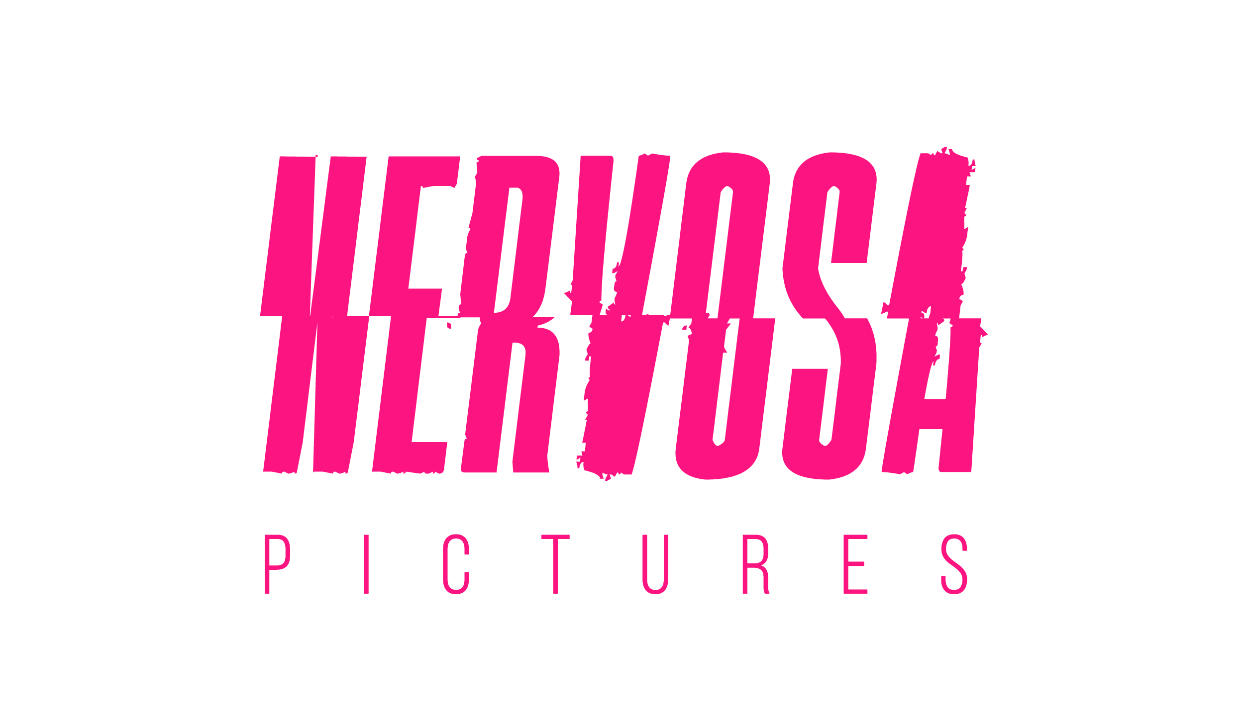Title card for 'The Perfect Pictures' with black background and bold pink text