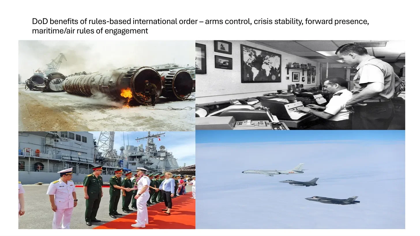 The International Rules-Based Order is NOT “Cloud Castle Thinking”