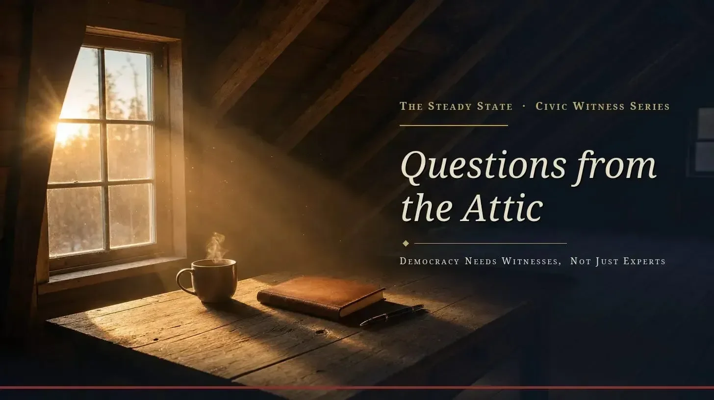 Civic Witness Series - Questions from the Attic