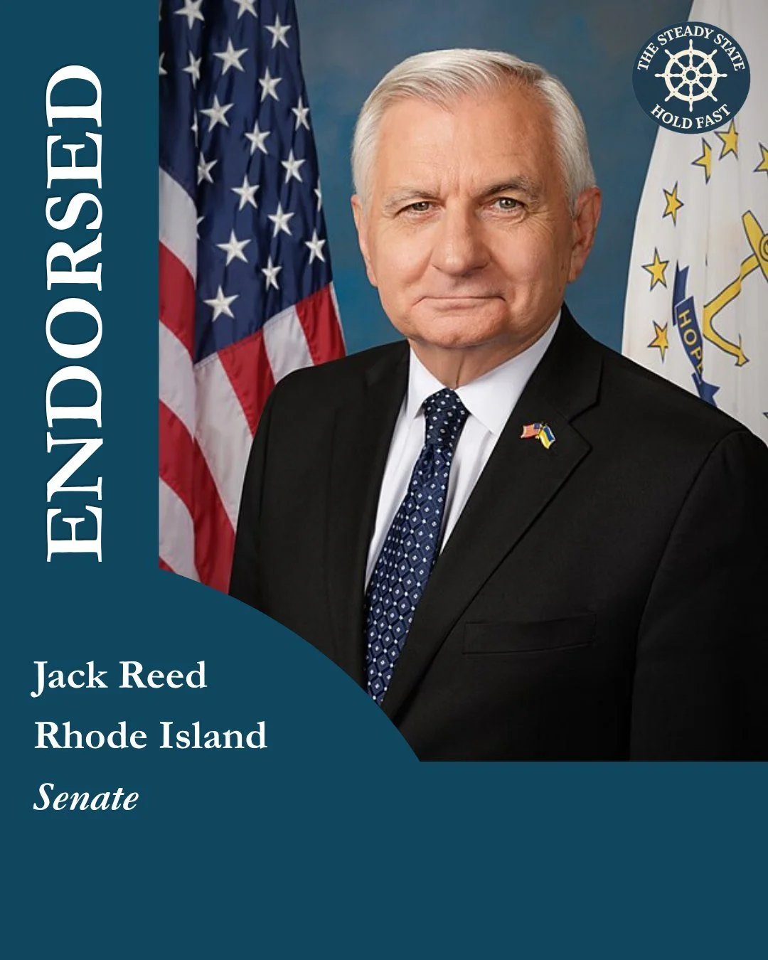 &ldquo;Hon. Jack Reed has been clear-eyed about the importance of independent inspectors general and institutional checks, and that clarity matters now more than ever,&rdquo; said Steven Cash, Executive Director of The Steady State. 

Jack Reed repre