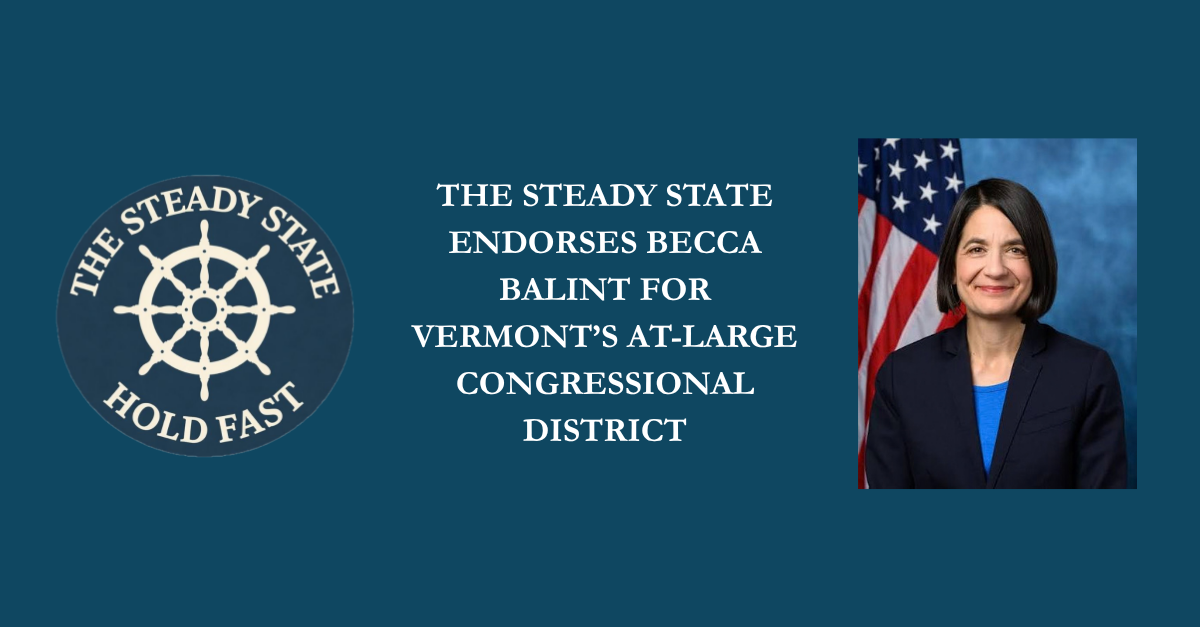 THE STEADY STATE ENDORSES JENNIFER MCCLELLAN FOR VIRGINIA’S 4TH CONGRESSIONAL DISTRICT