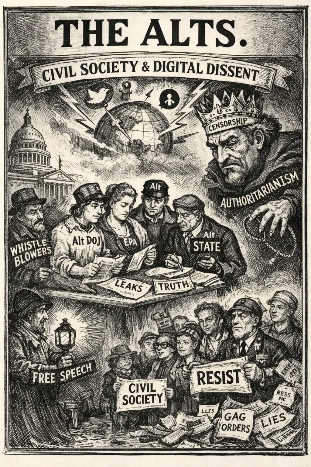 “The Alts”: Civil Society, Digital Dissent, and Democratic Resilience