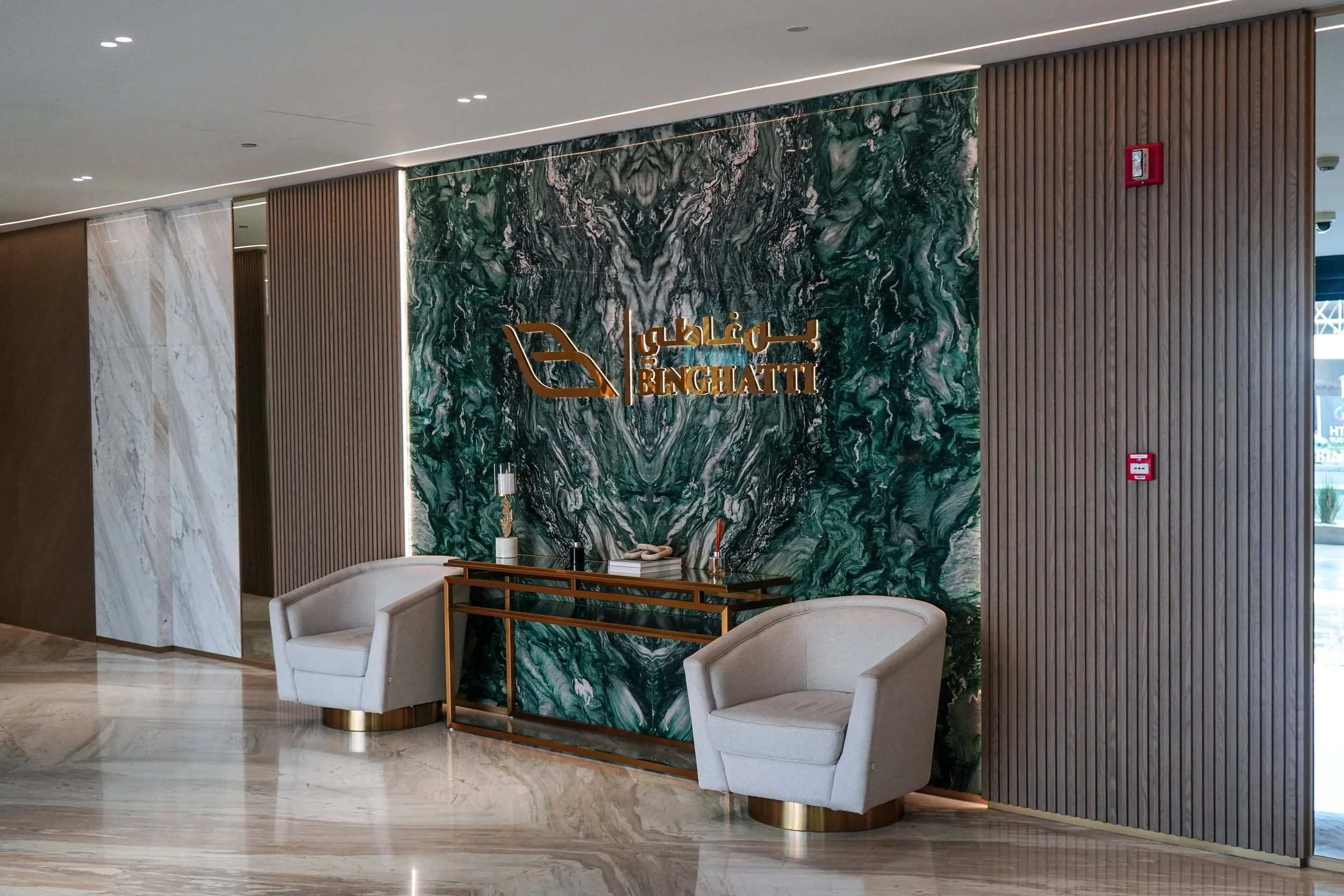 Binghatti project completed by al aiham marble