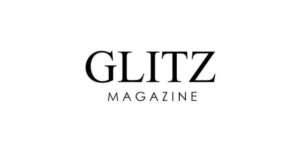 Glitz Magazine logo with black text on a white background
