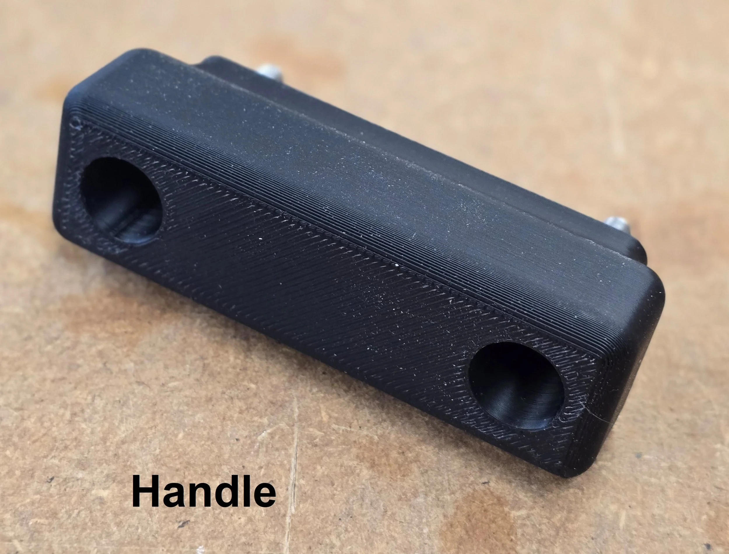 Motam Woodworks handle accessory for the Lamello Zeta P2 guide rail adaptor
