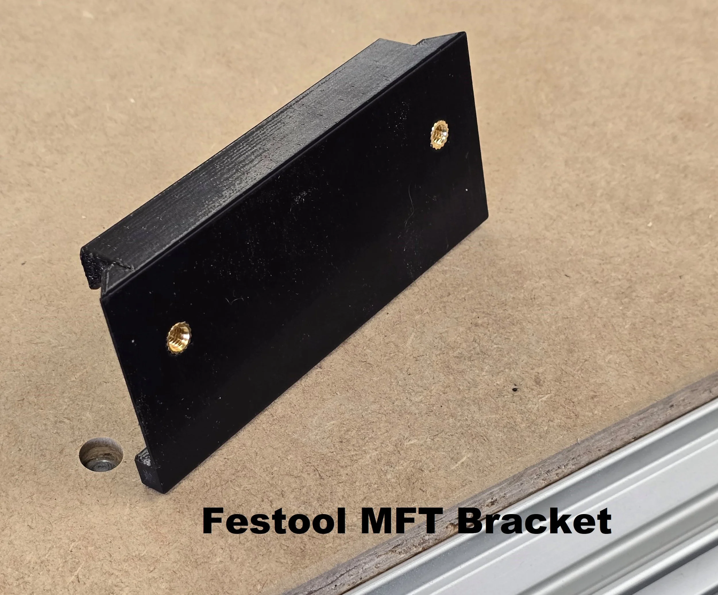 The Festool MFT Bracket base plate, unmounted