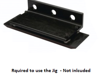Photo of the Robert Sorby Large Knife backing plate itself, labelled as required but not included