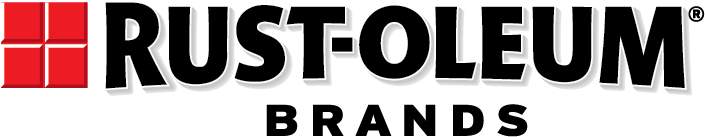 Rust-Oleum logo with red square and black and white text.