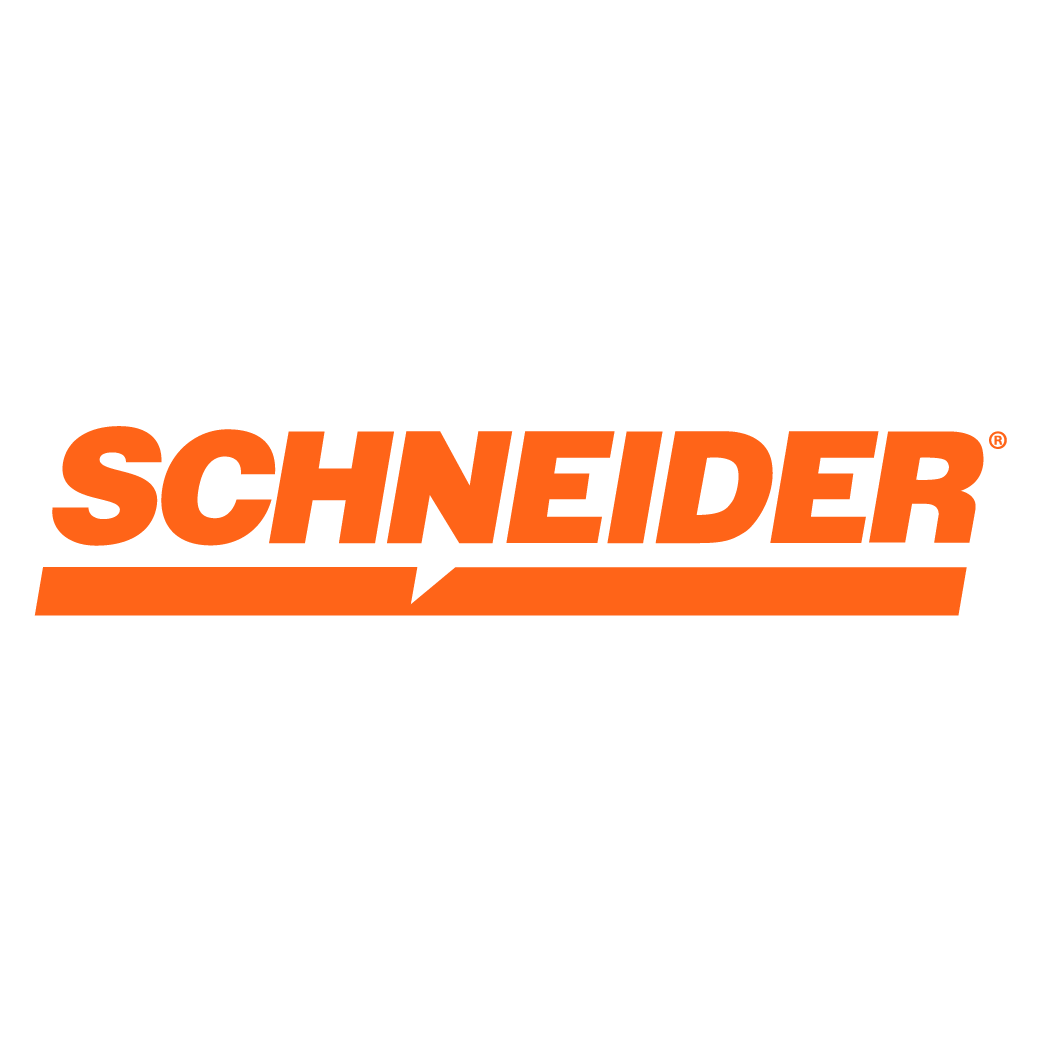 The Schneider logo in orange on a white background.