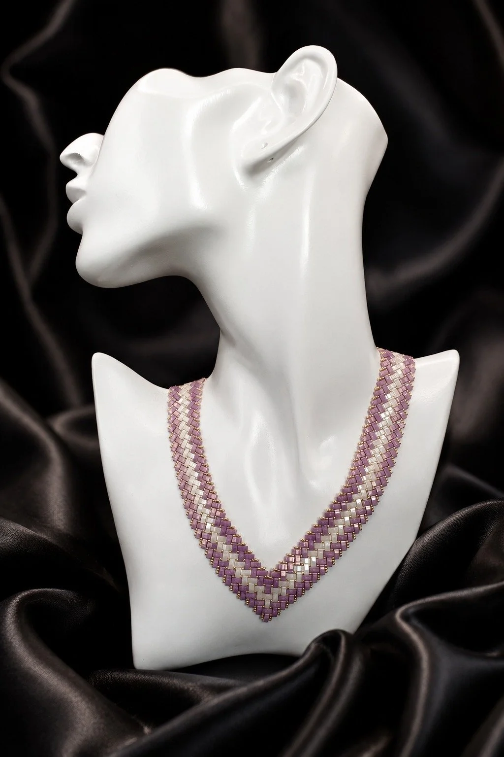 Collier Éclat de Lilas – Miyuki Half Tila