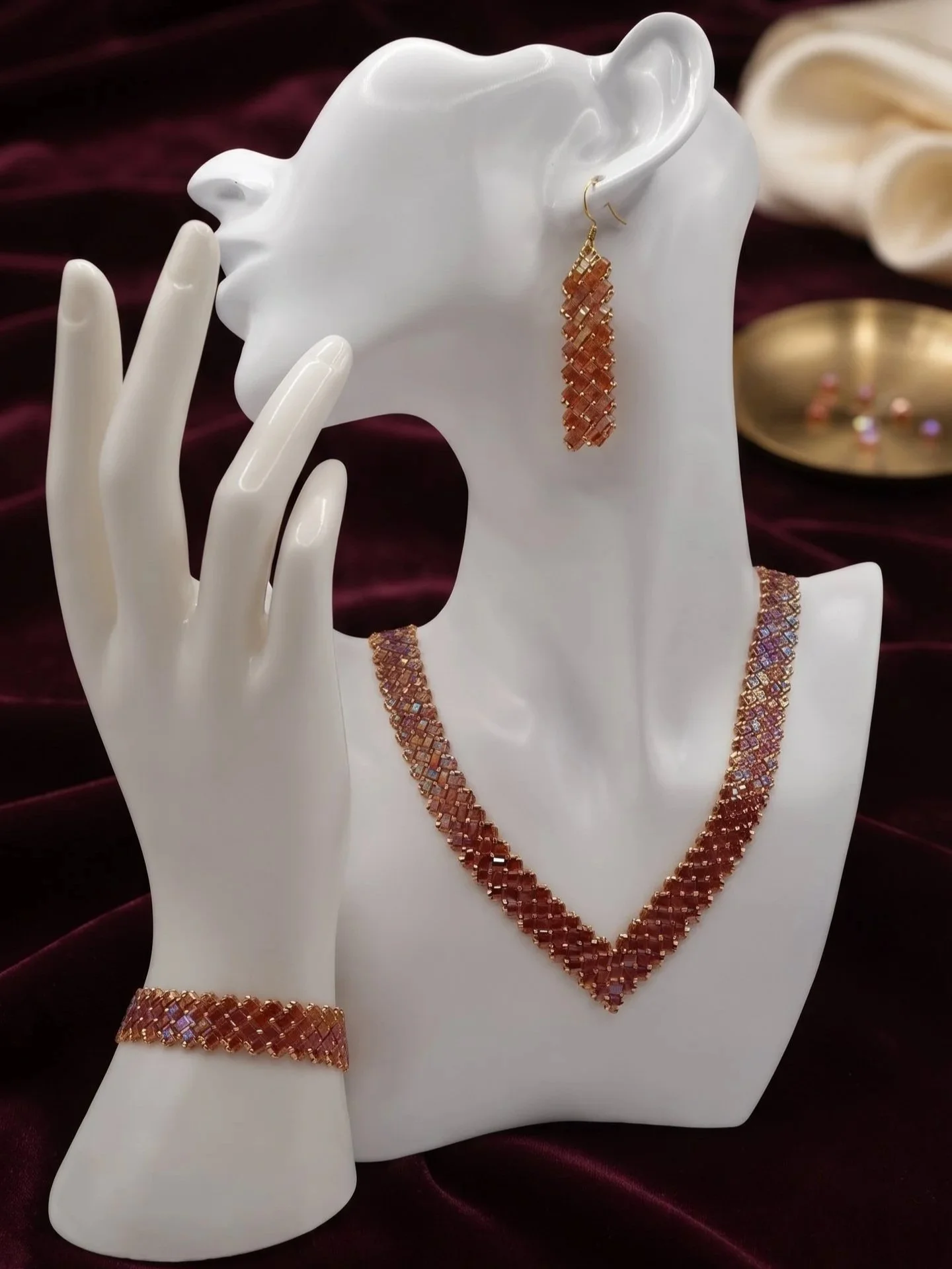 Parure "Éclat Topaze"