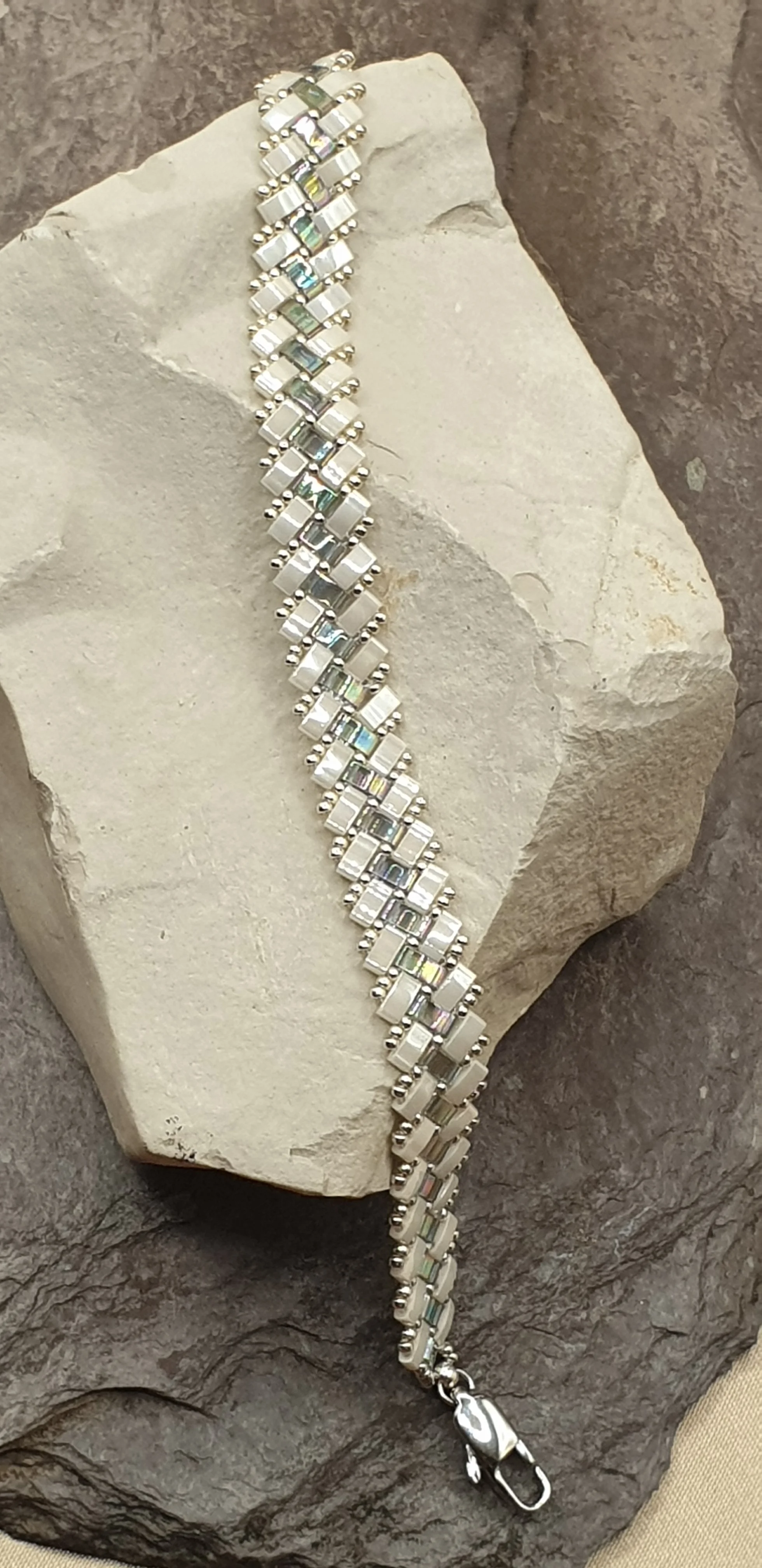 Bracelet chevron impair