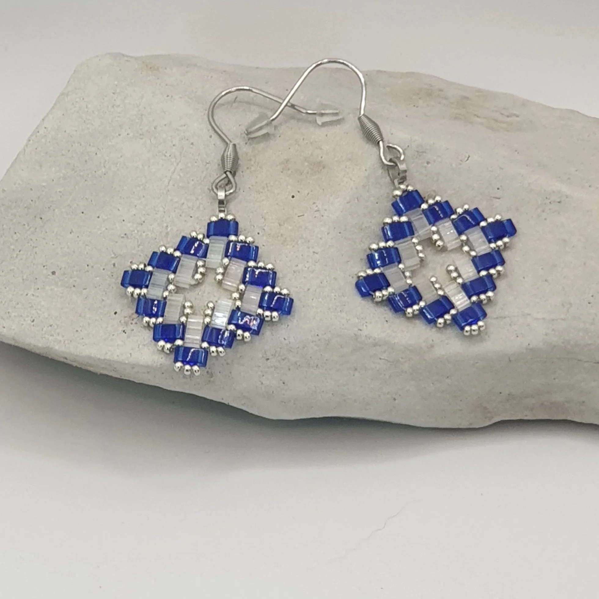 Boucles d'oreilles Cobalt
