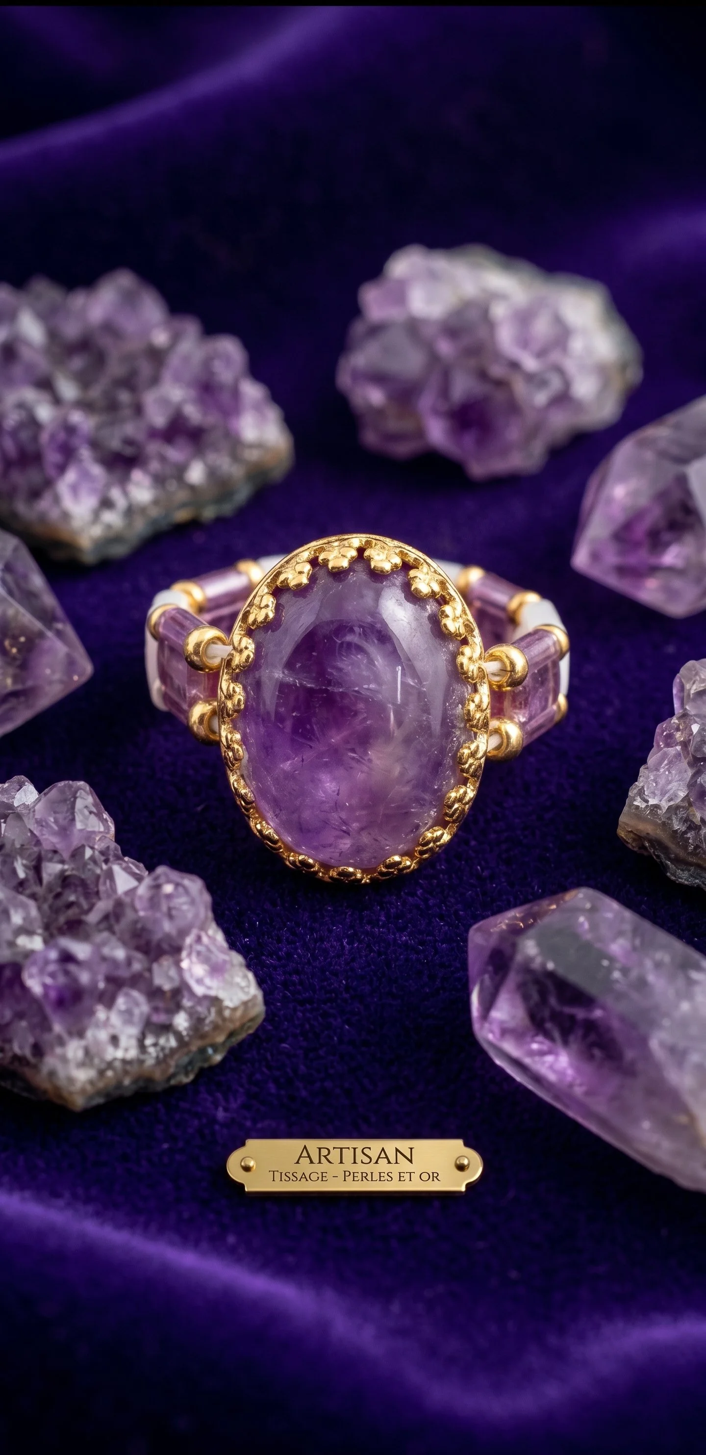 Bague Éclat d’Améthyste