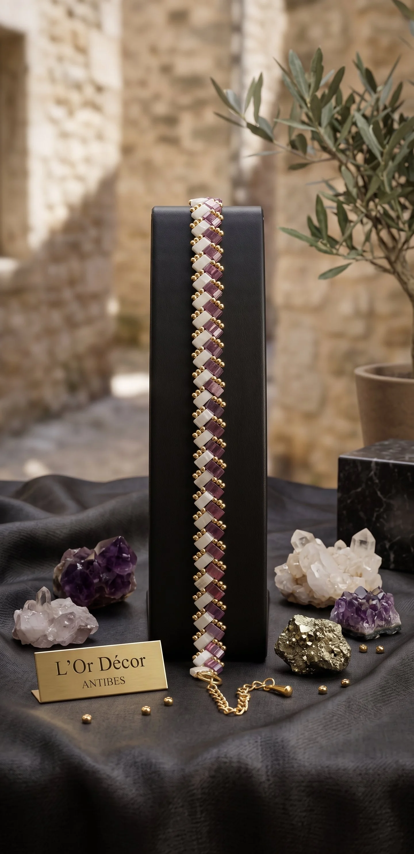 Bracelet Aube d’Améthyste -Fin-