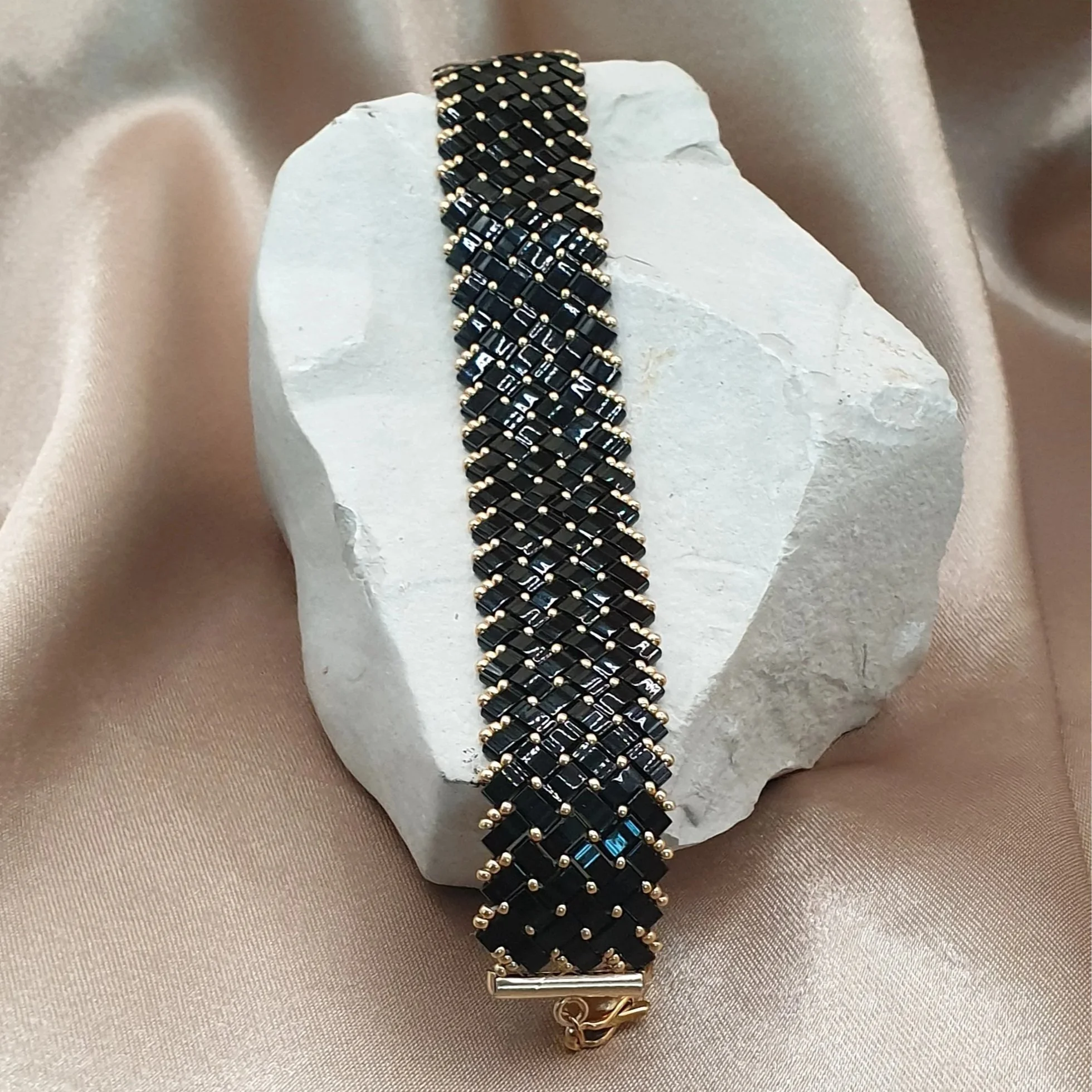 Bracelet Black & Gold