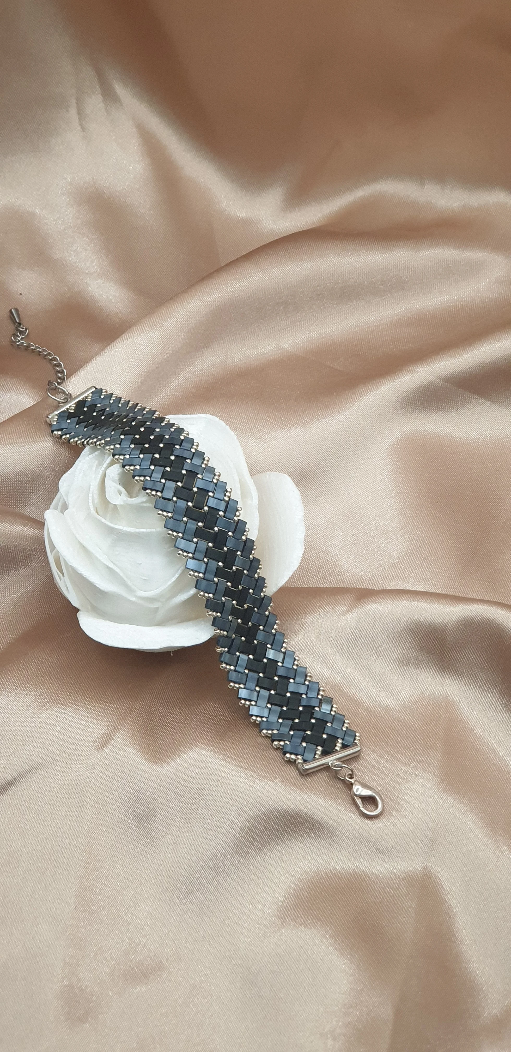 Bracelet Gris & Noir Mat