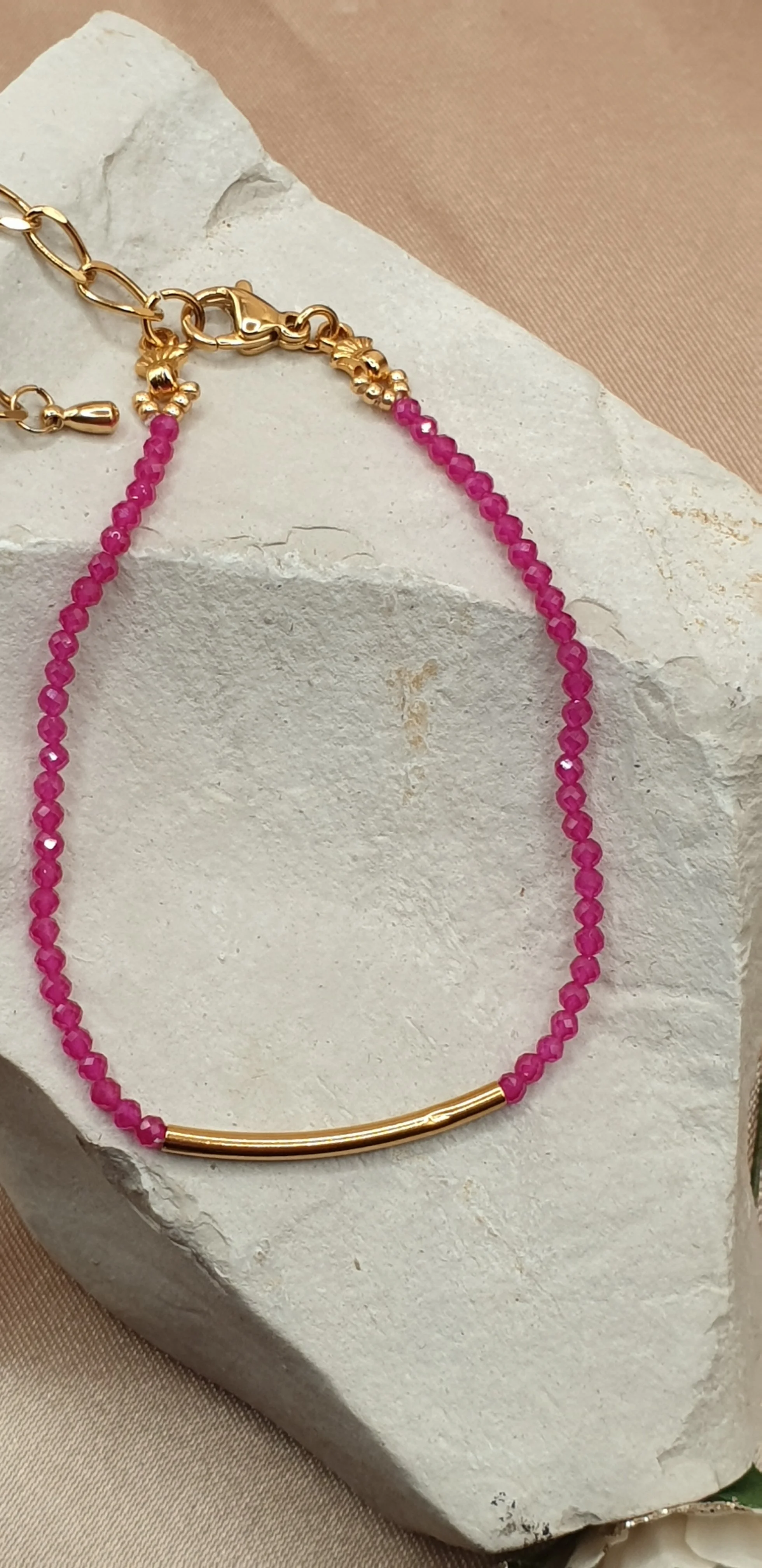 Bracelet Fil de Rubis