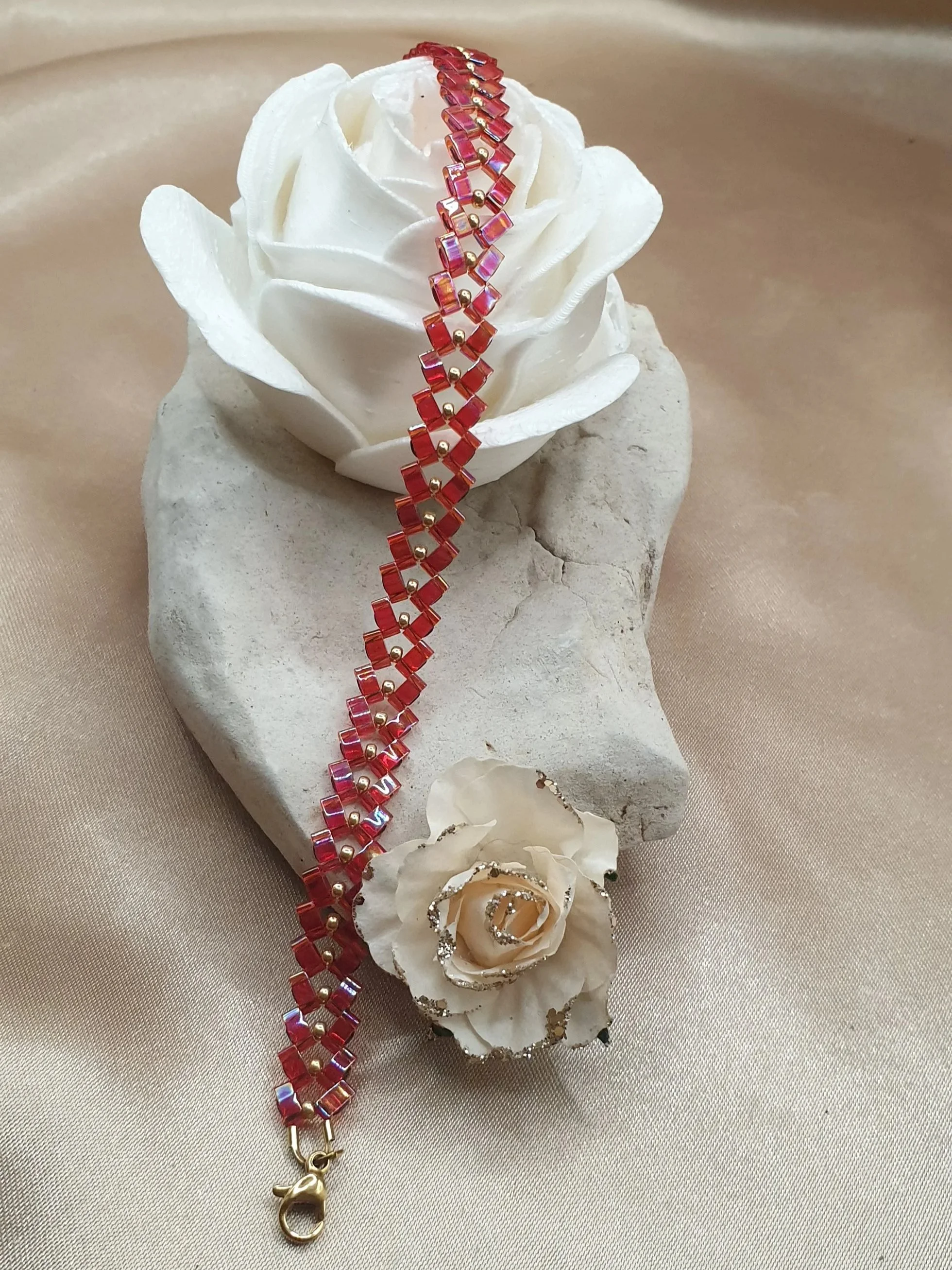 Bracelet Épi de Flamme Irisée