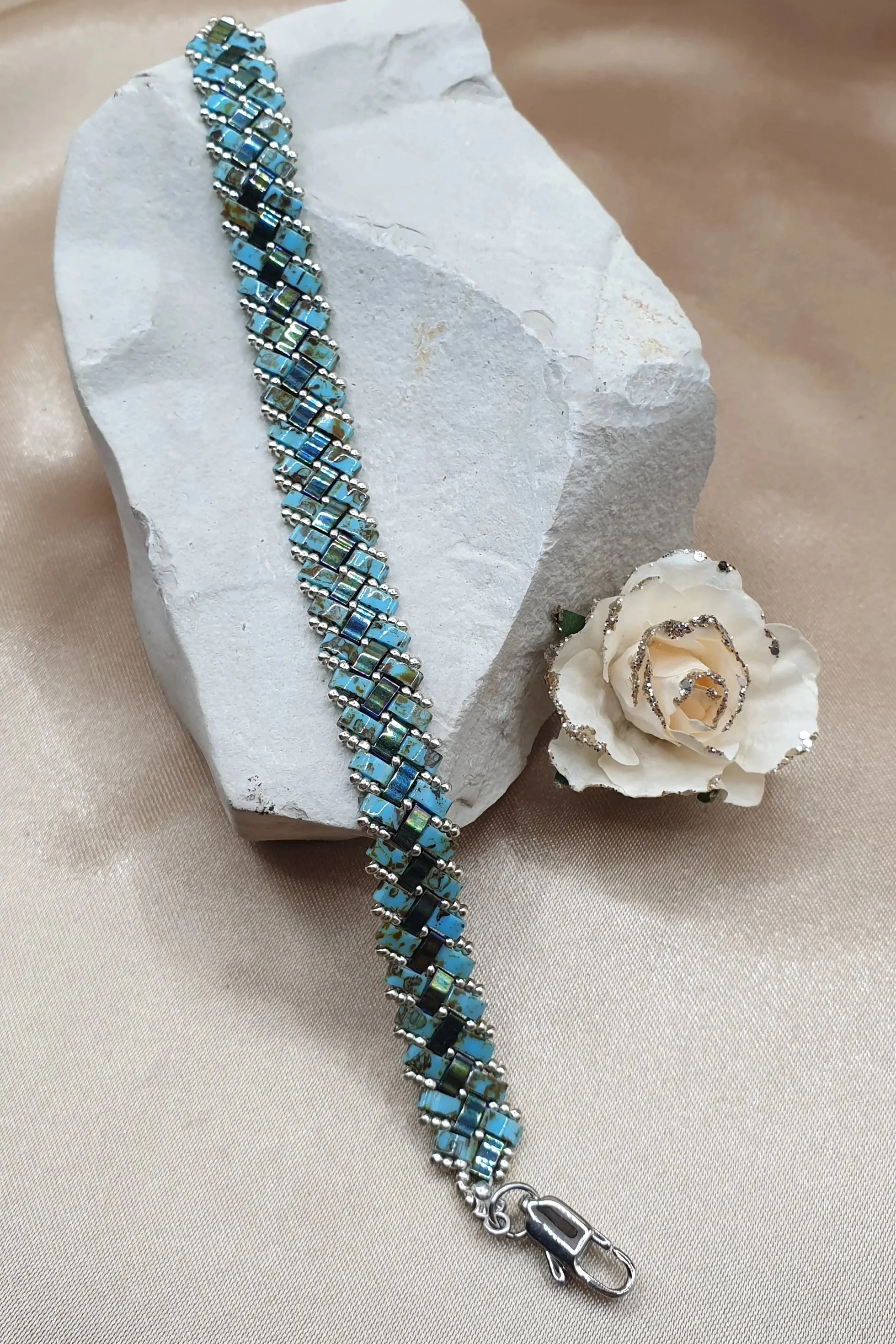 Bracelet Chevron Impair – Reflets du Lagon