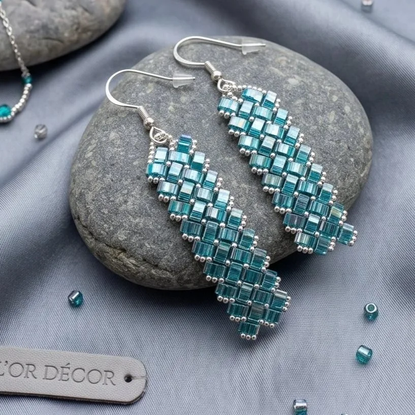 Boucles d’oreilles Brise de Lagon