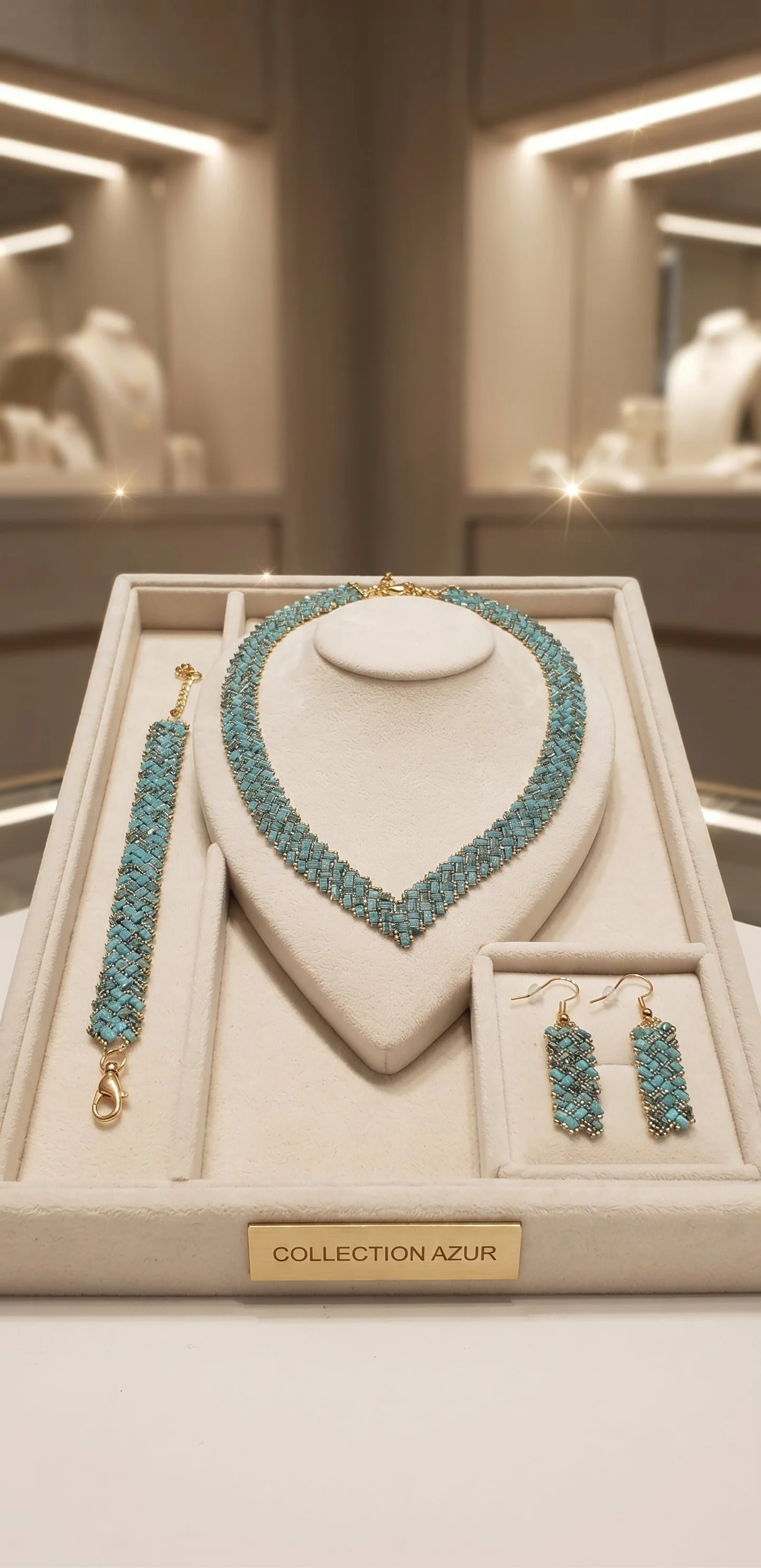 Parure Tissée "Terre Picasso"
