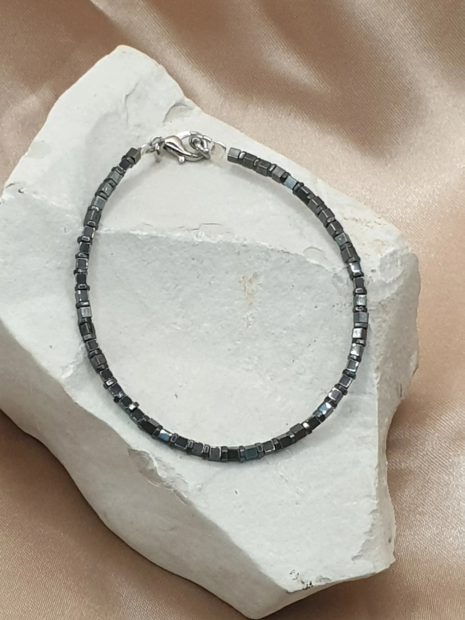 Bracelet mixte onyx