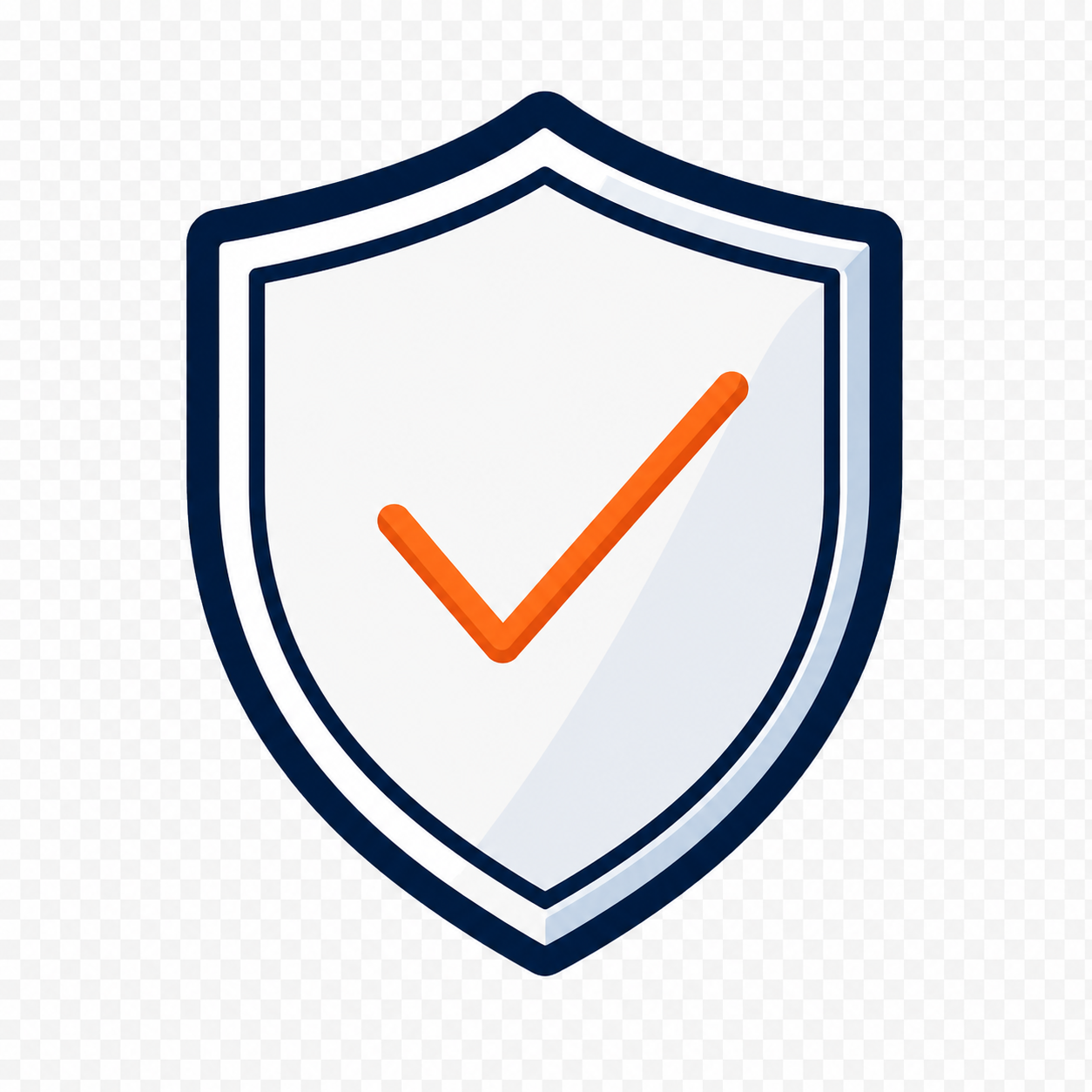 Shield with a checkmark symbol