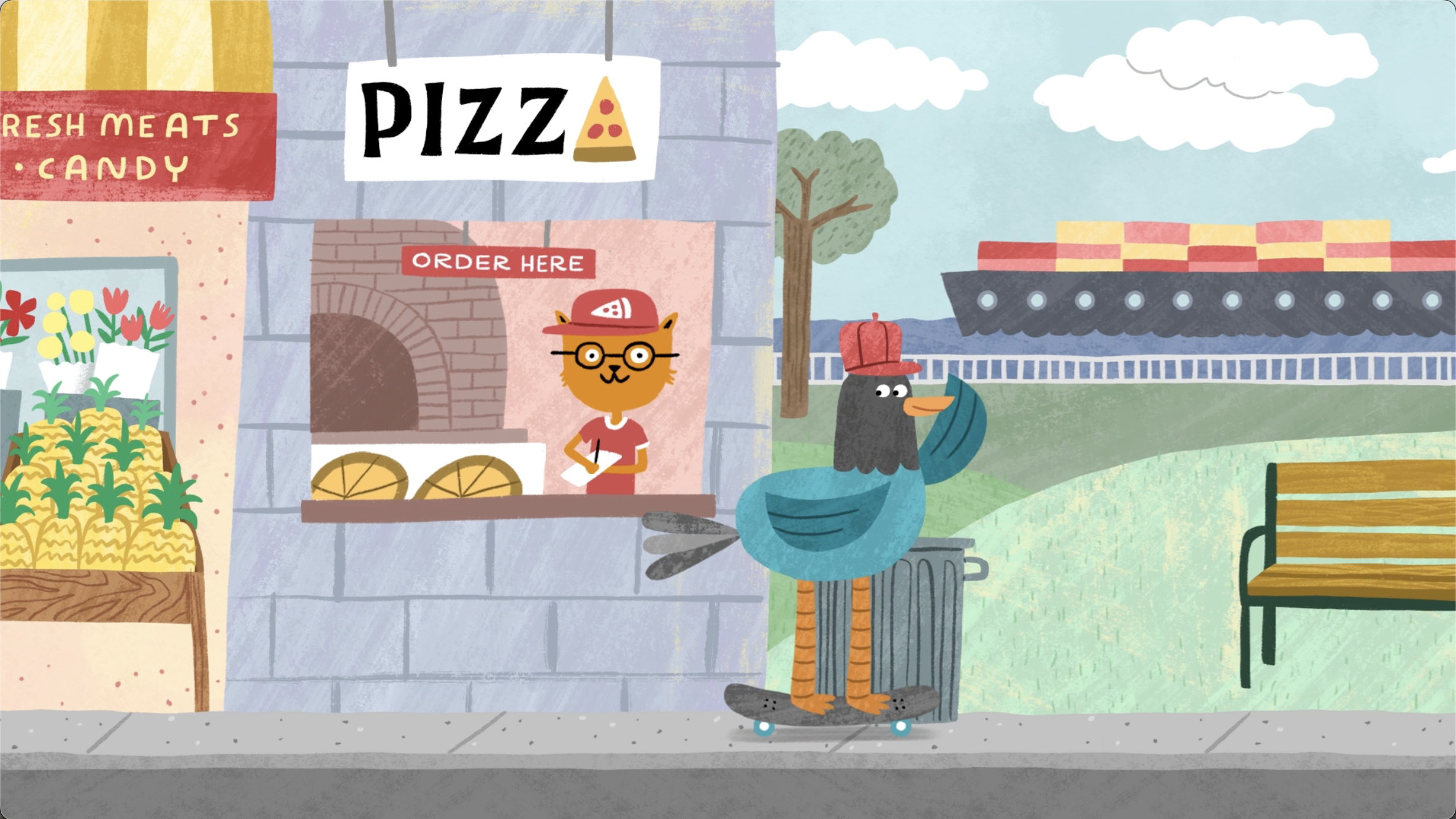 Pecky Pigeon Animation