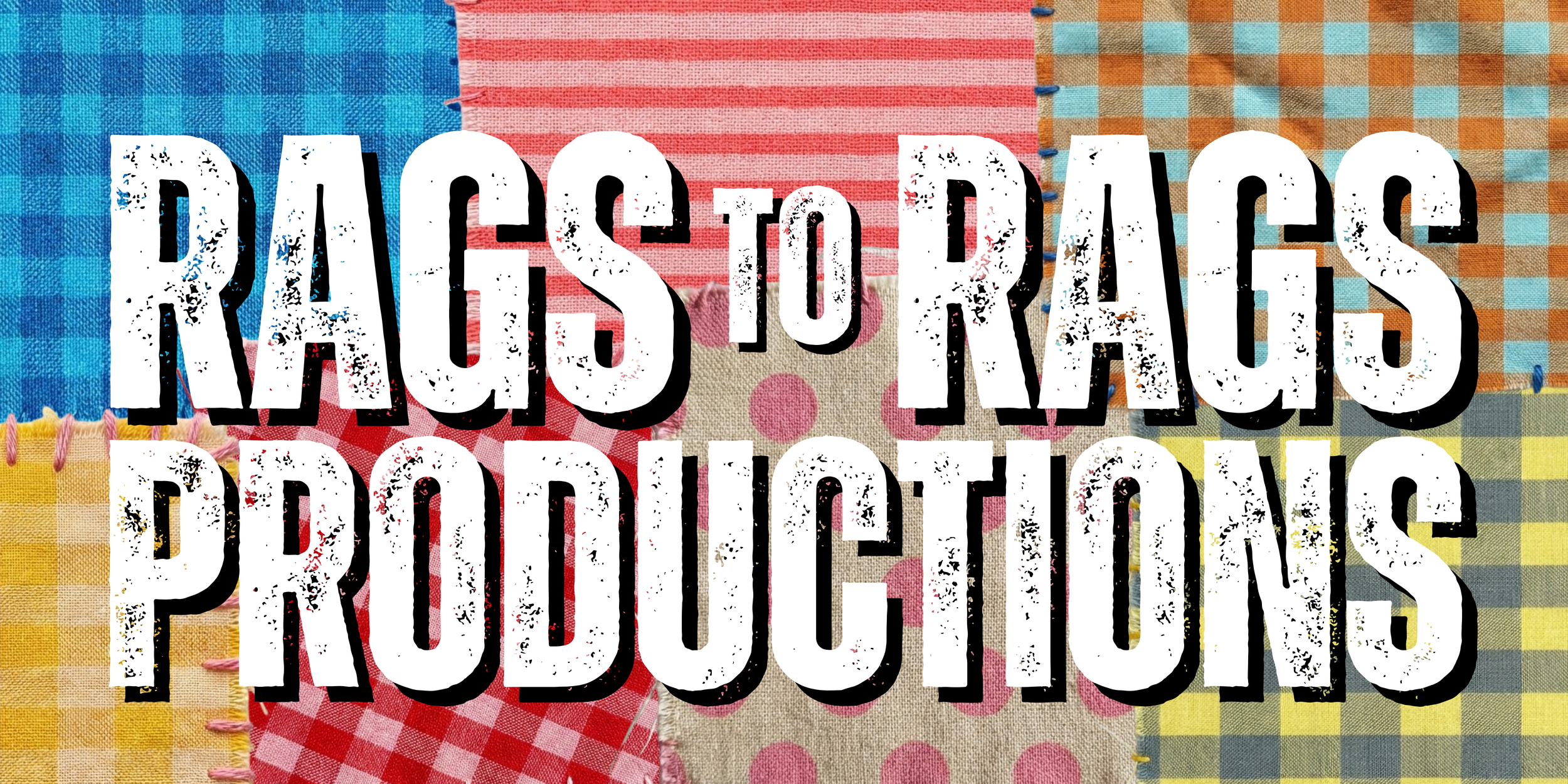 Colorful patchwork fabric background with large, distressed white text reading "RESOURCES TO DOWNLOAD."