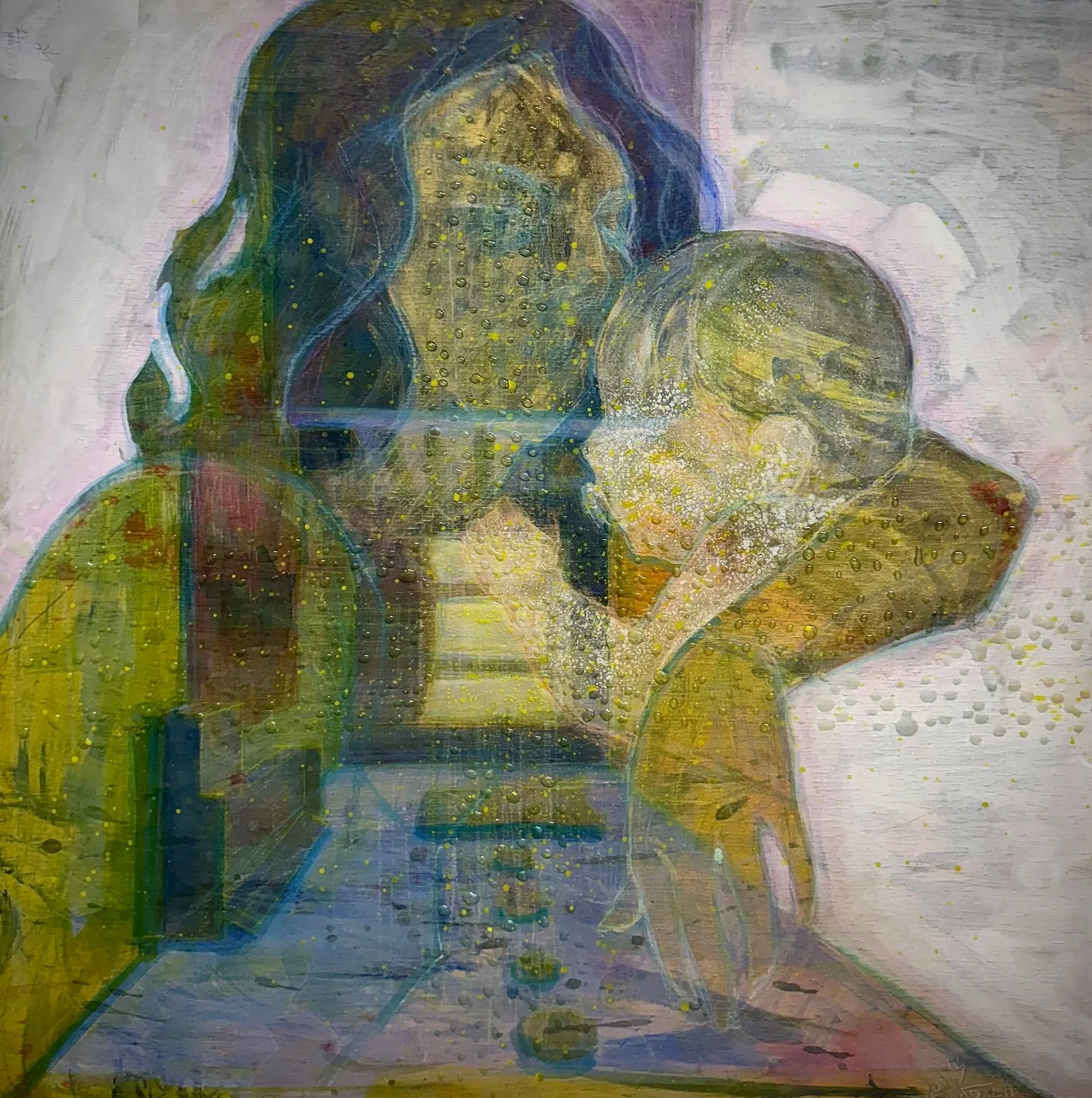 HadiehAfshani-+Home+I-+Ink%2C+acrylic%2C+oil+paint%2C+resin+on+wood+panel-+24%E2%80%B3x24%E2%80%B3.jpg