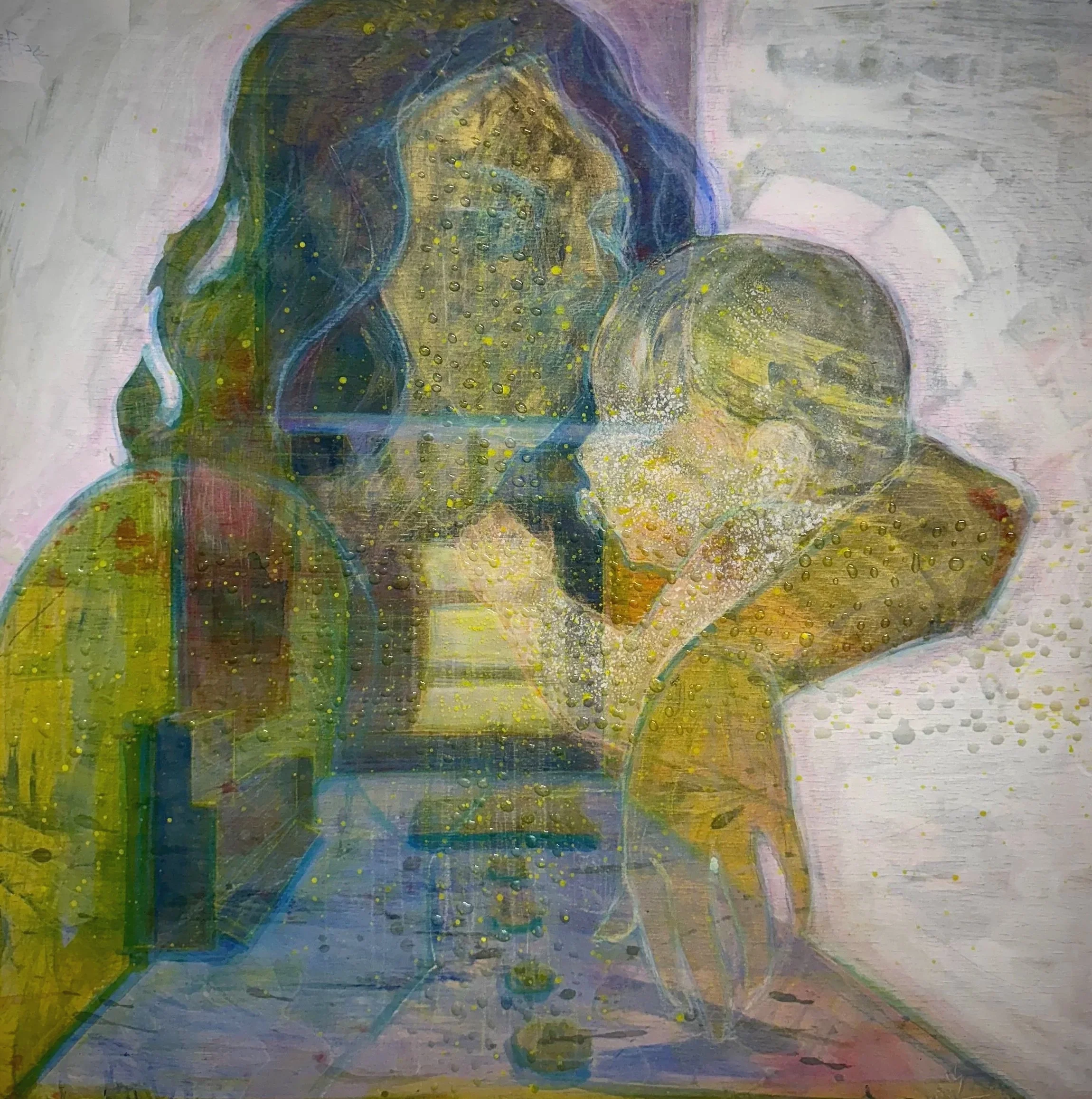 HadiehAfshani-+Home+I-+Ink%2C+acrylic%2C+oil+paint%2C+resin+on+wood+panel-+24%E2%80%B3x24%E2%80%B3.jpg