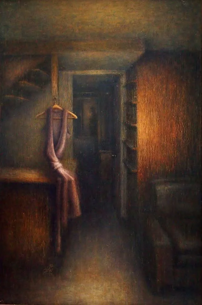 The Dress, Oil on plywood, 24″ X 36″.jpg