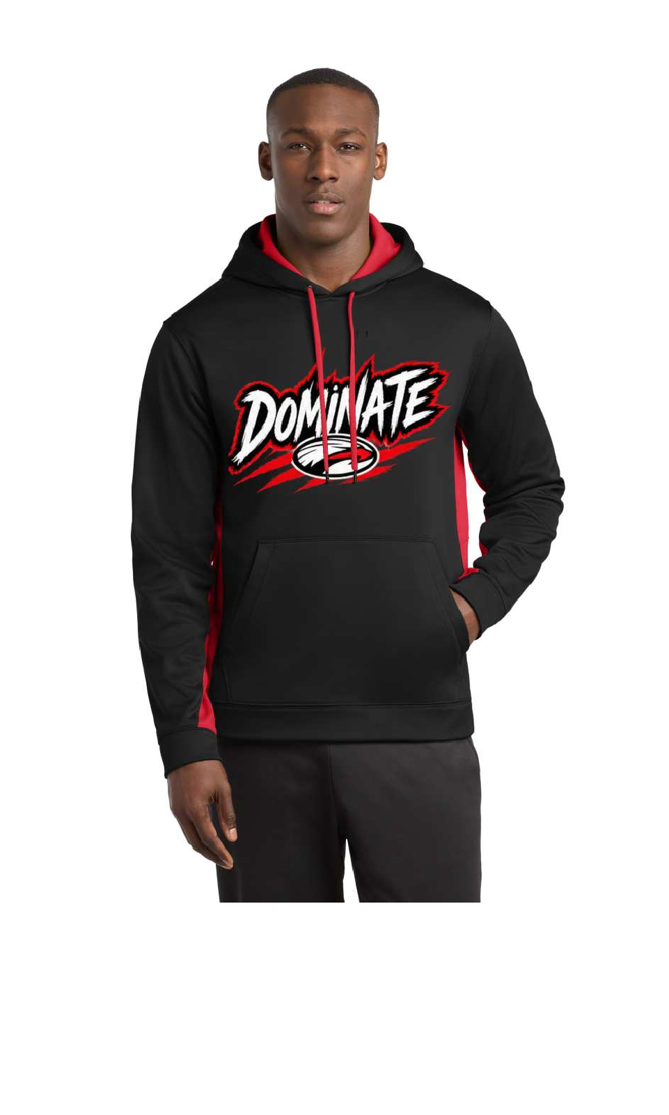 Sport-Tek® Sport-Wick® Fleece Colorblock Hooded Pullover